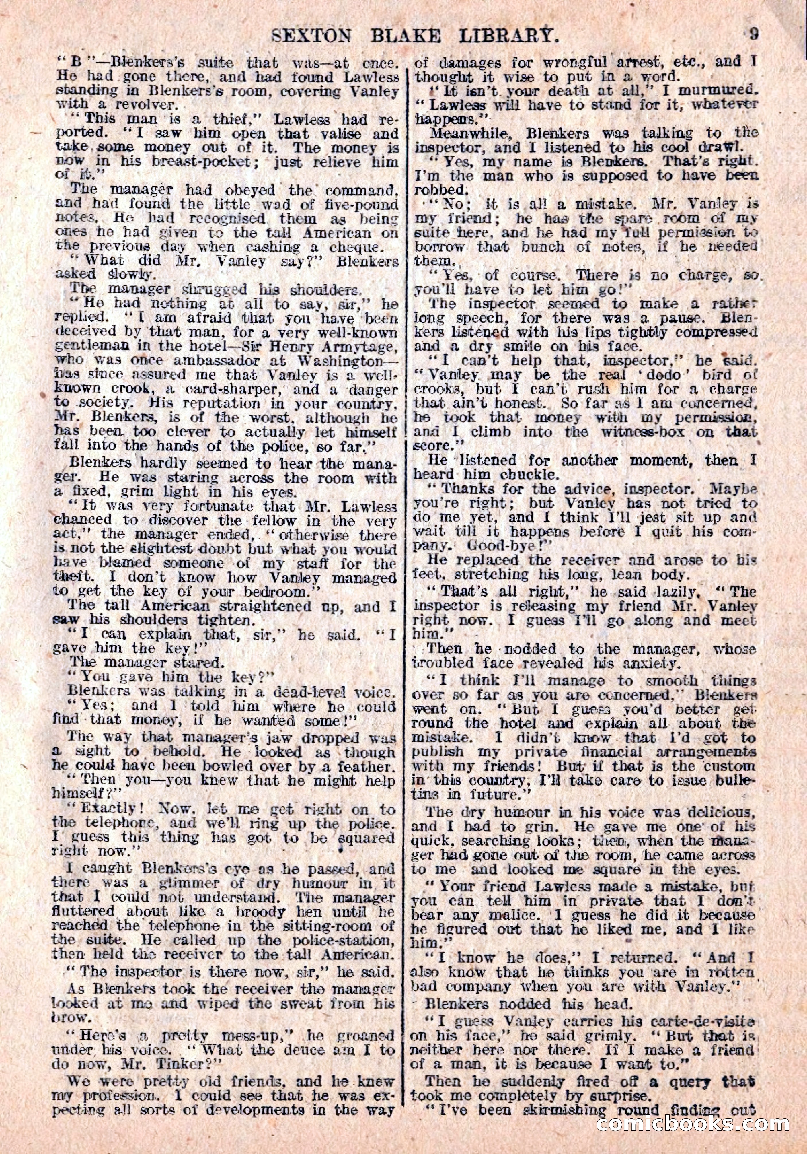 The Sexton Blake Library #76: A Convict By Proxy — page 11 of 68