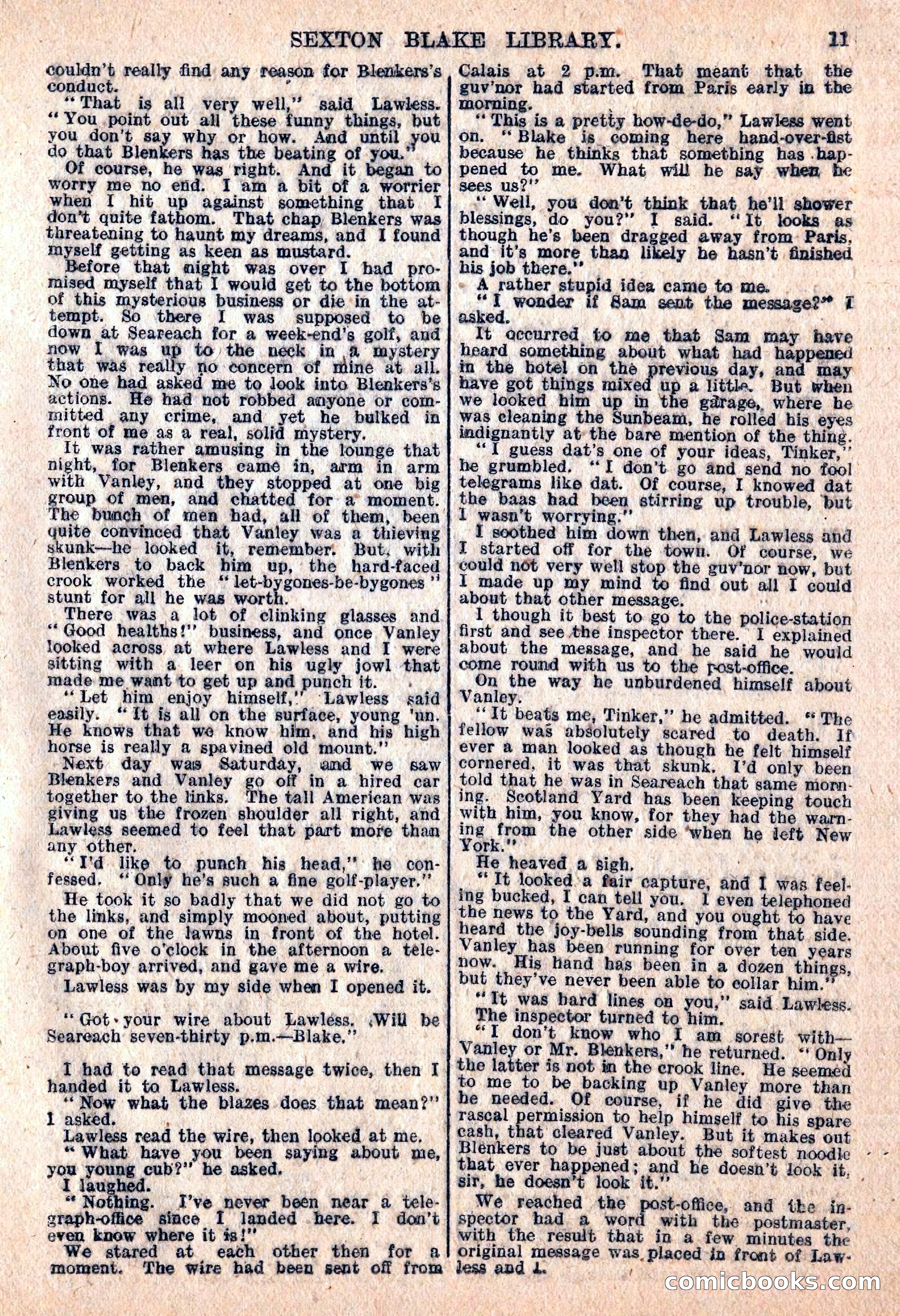 The Sexton Blake Library #76: A Convict By Proxy — page 13 of 68