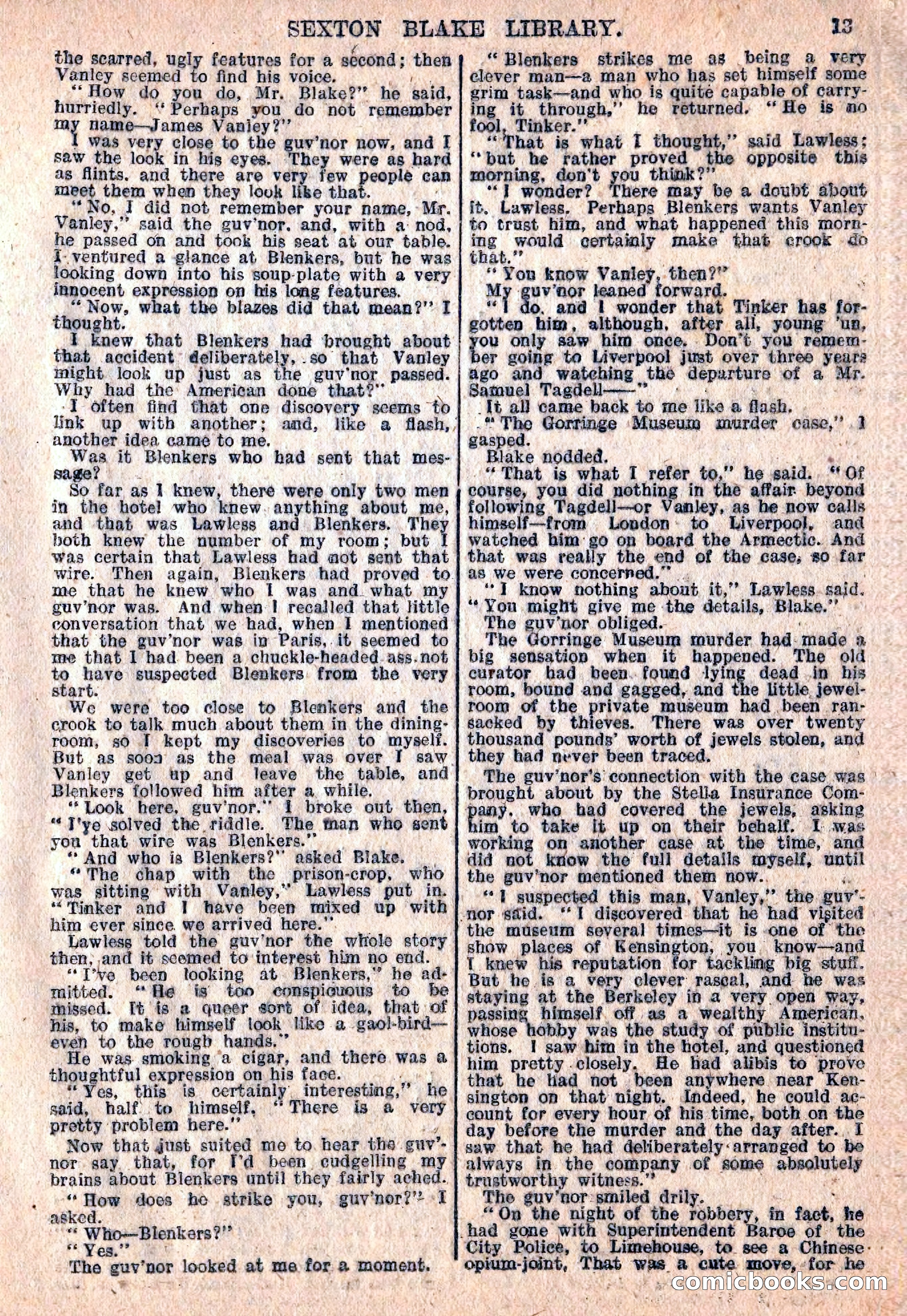 The Sexton Blake Library #76: A Convict By Proxy — page 15 of 68