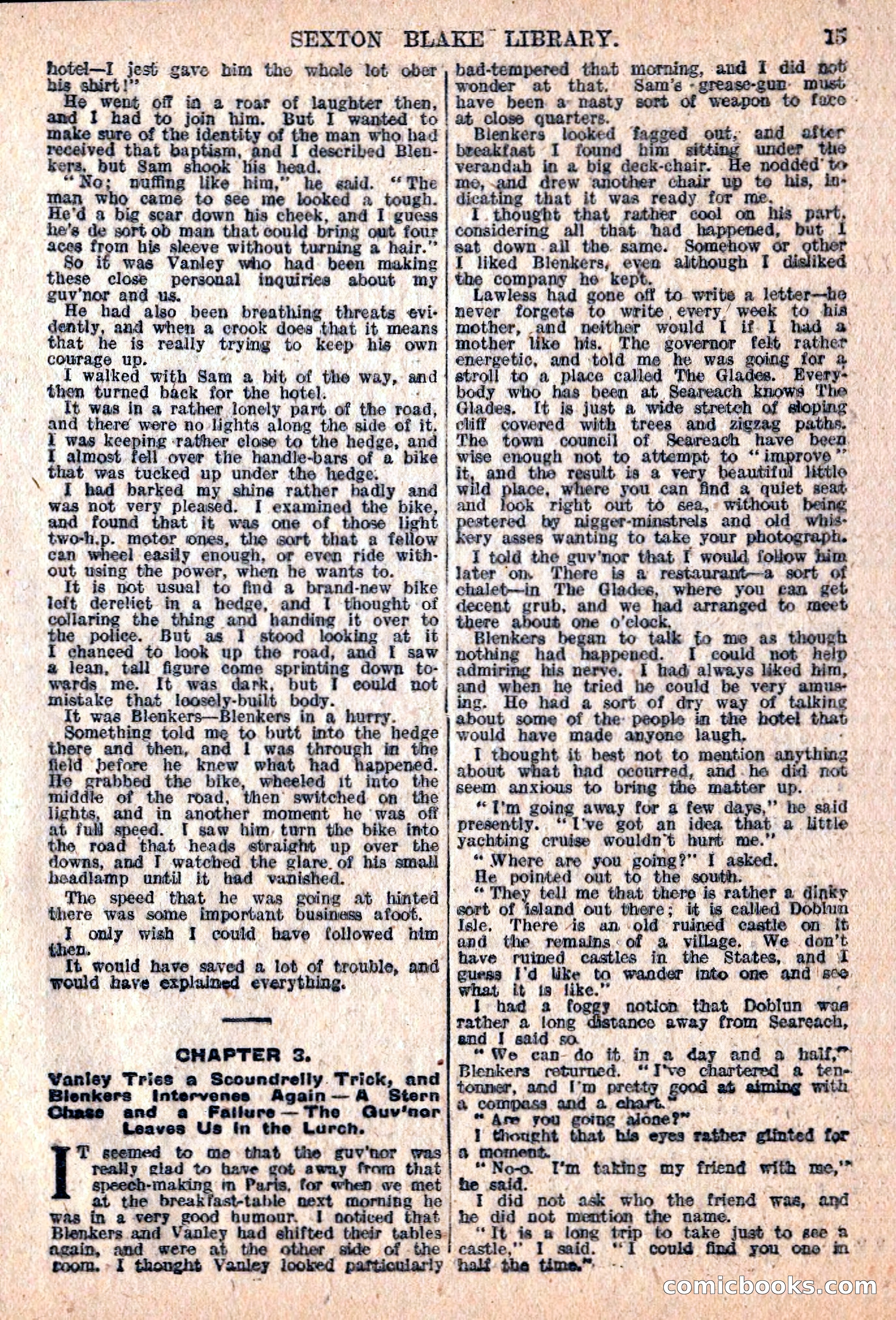 The Sexton Blake Library #76: A Convict By Proxy — page 17 of 68
