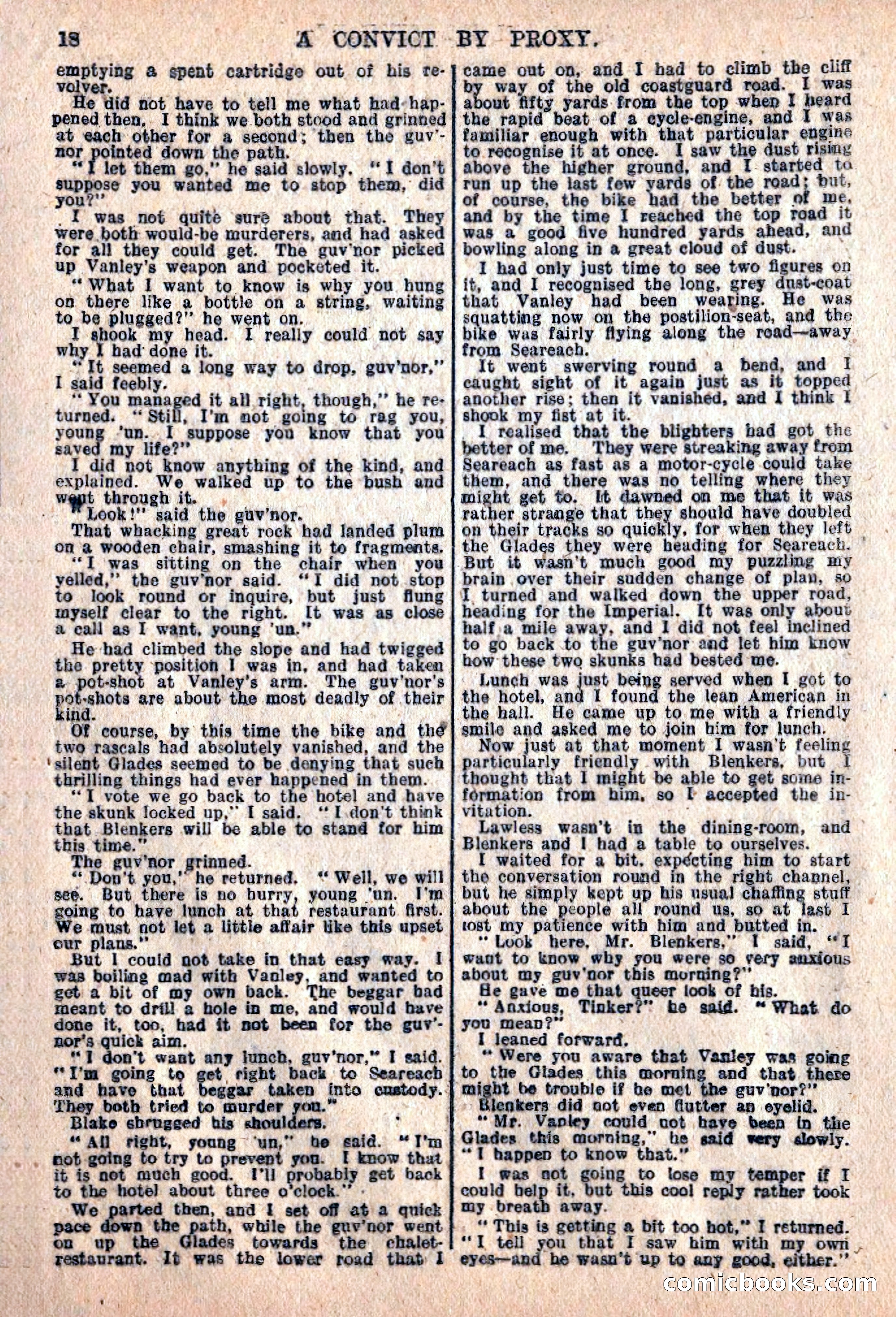 The Sexton Blake Library #76: A Convict By Proxy — page 20 of 68