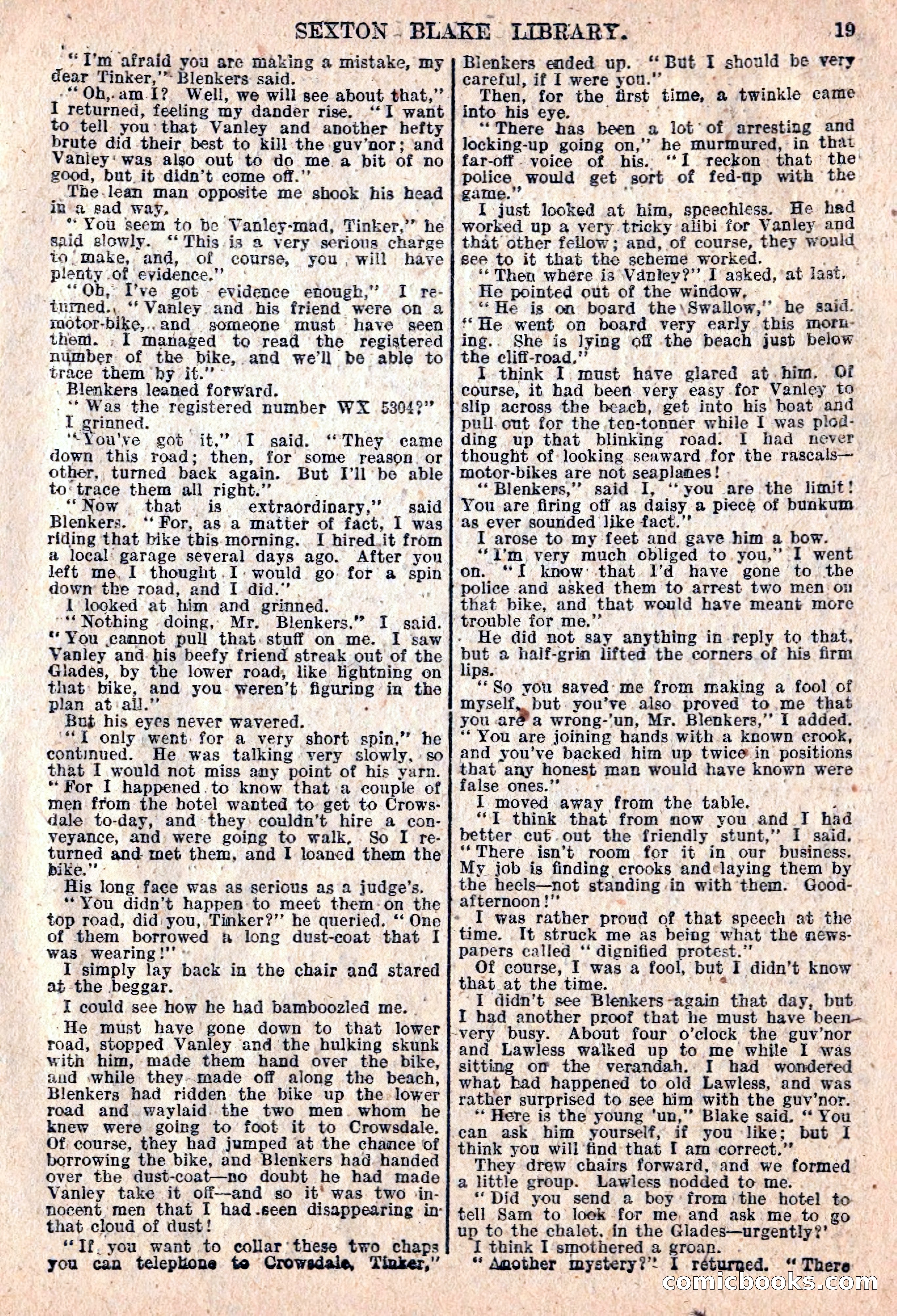 The Sexton Blake Library #76: A Convict By Proxy — page 21 of 68