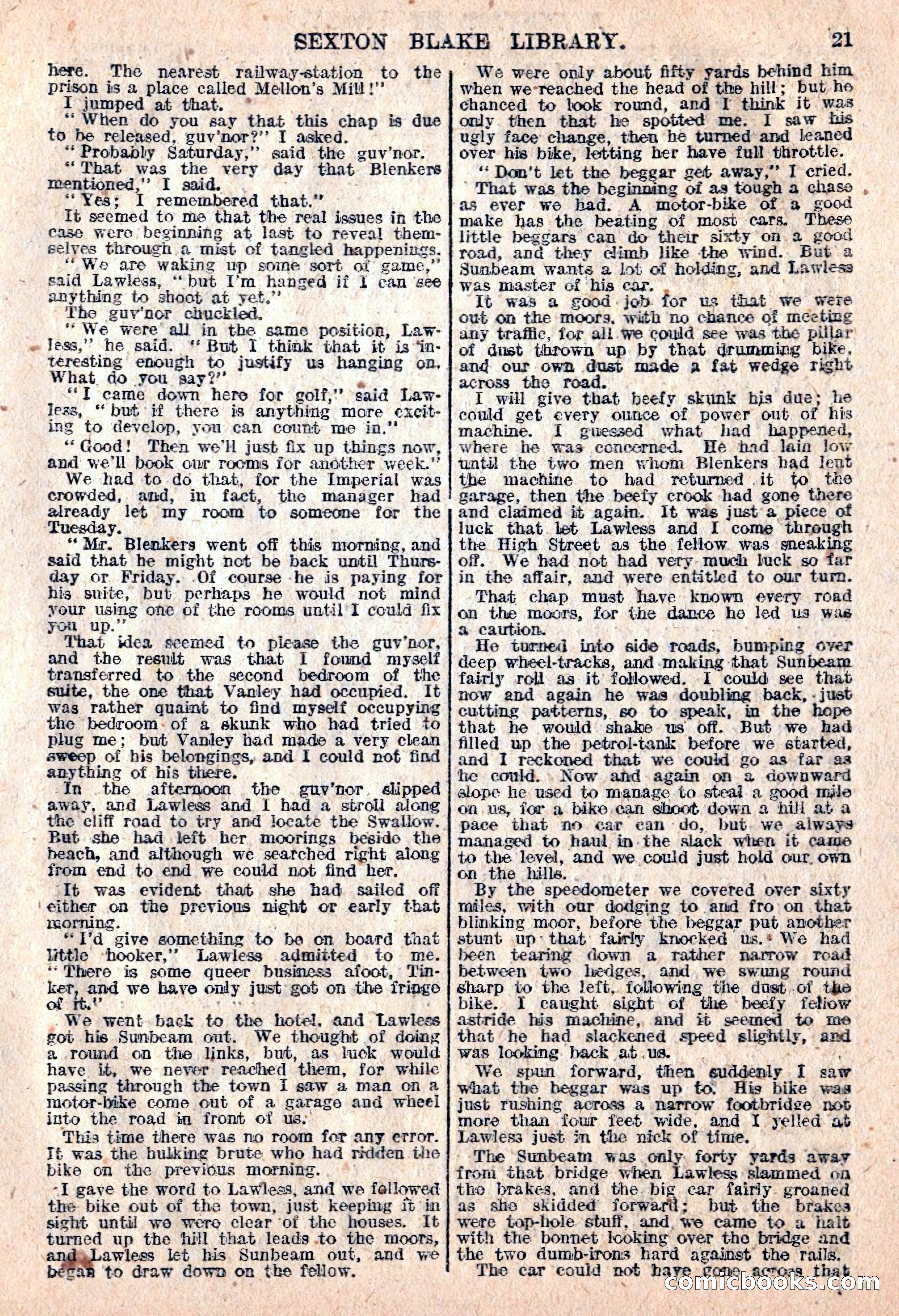 The Sexton Blake Library #76: A Convict By Proxy — page 23 of 68