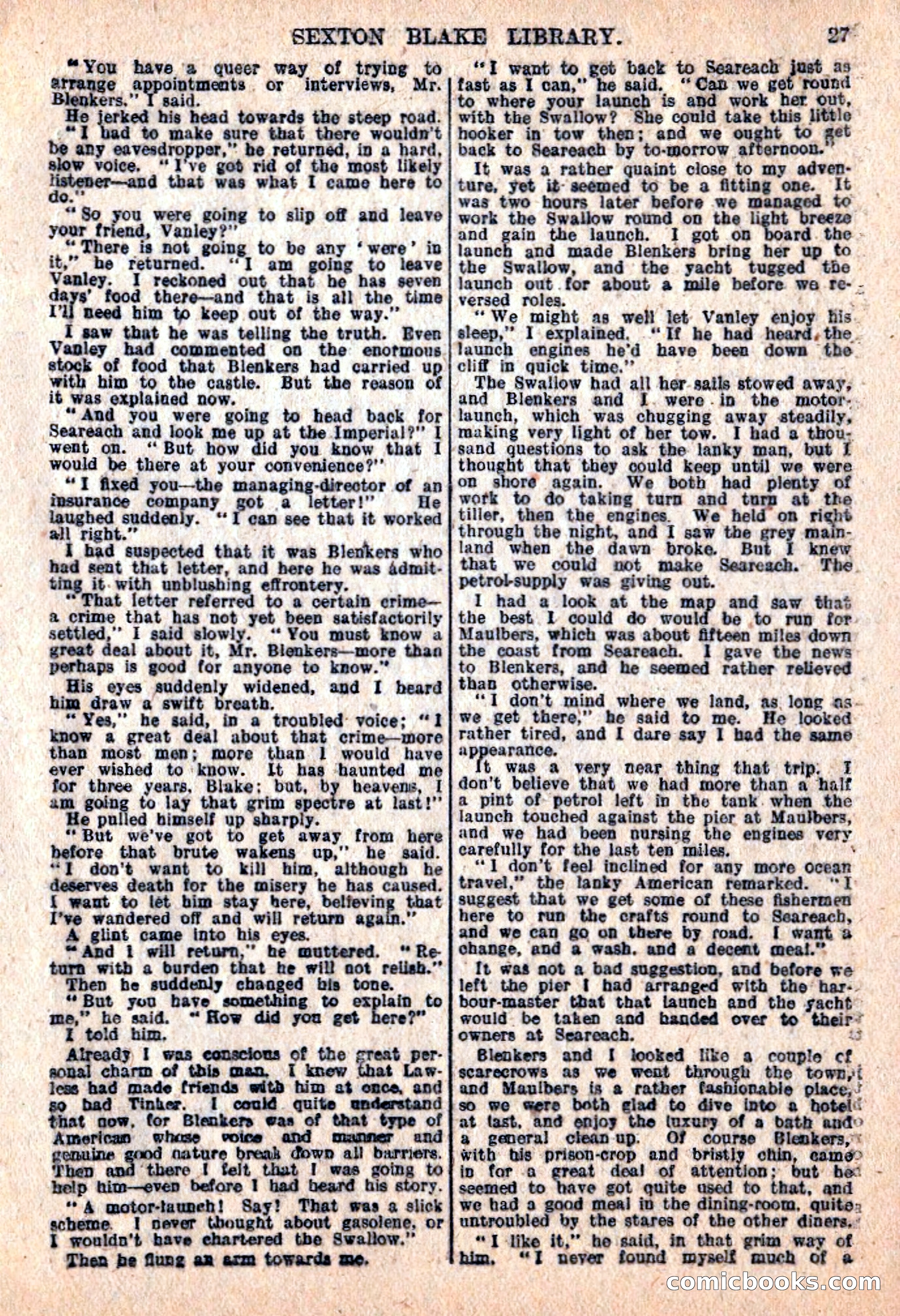 The Sexton Blake Library #76: A Convict By Proxy — page 29 of 68