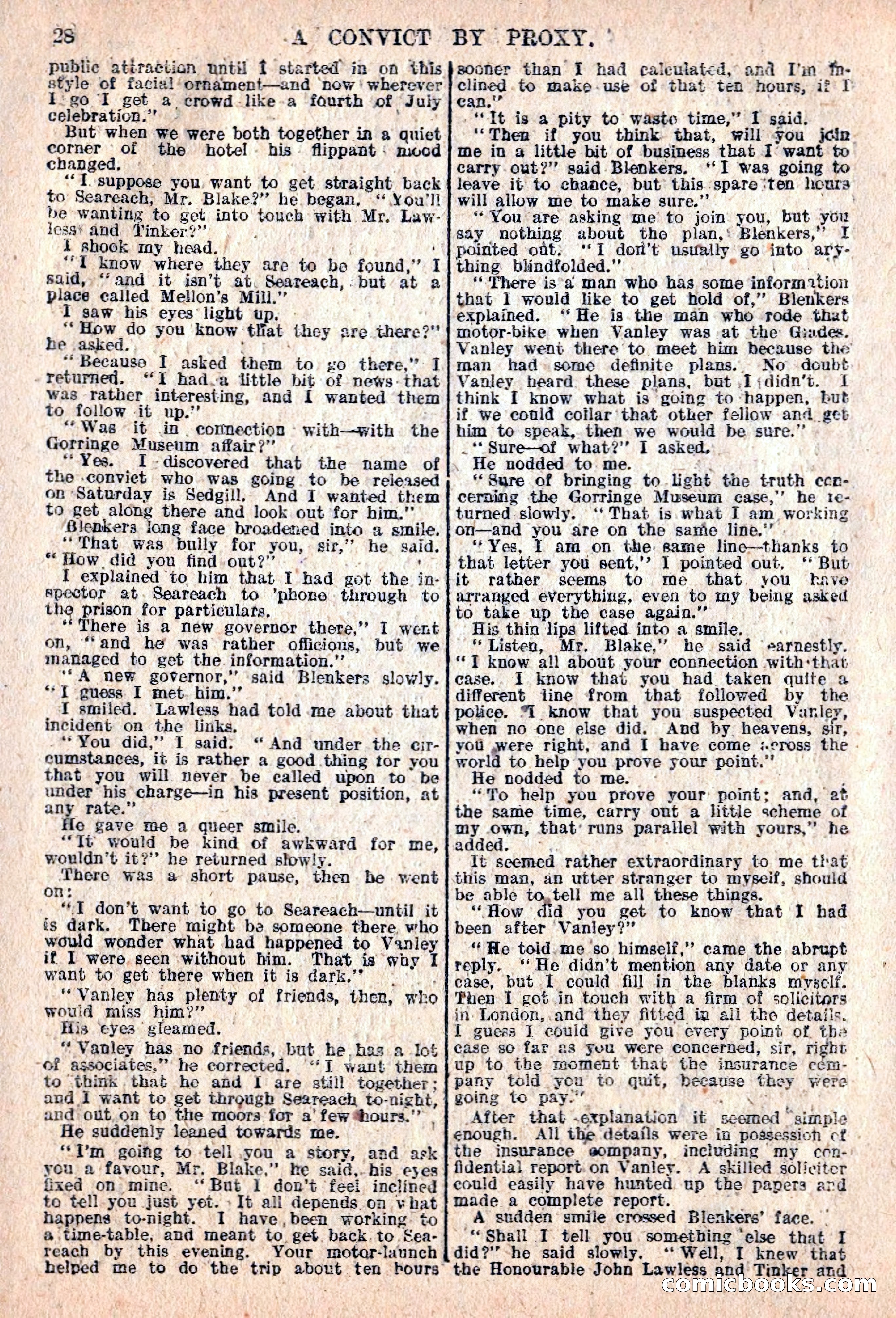 The Sexton Blake Library #76: A Convict By Proxy — page 30 of 68
