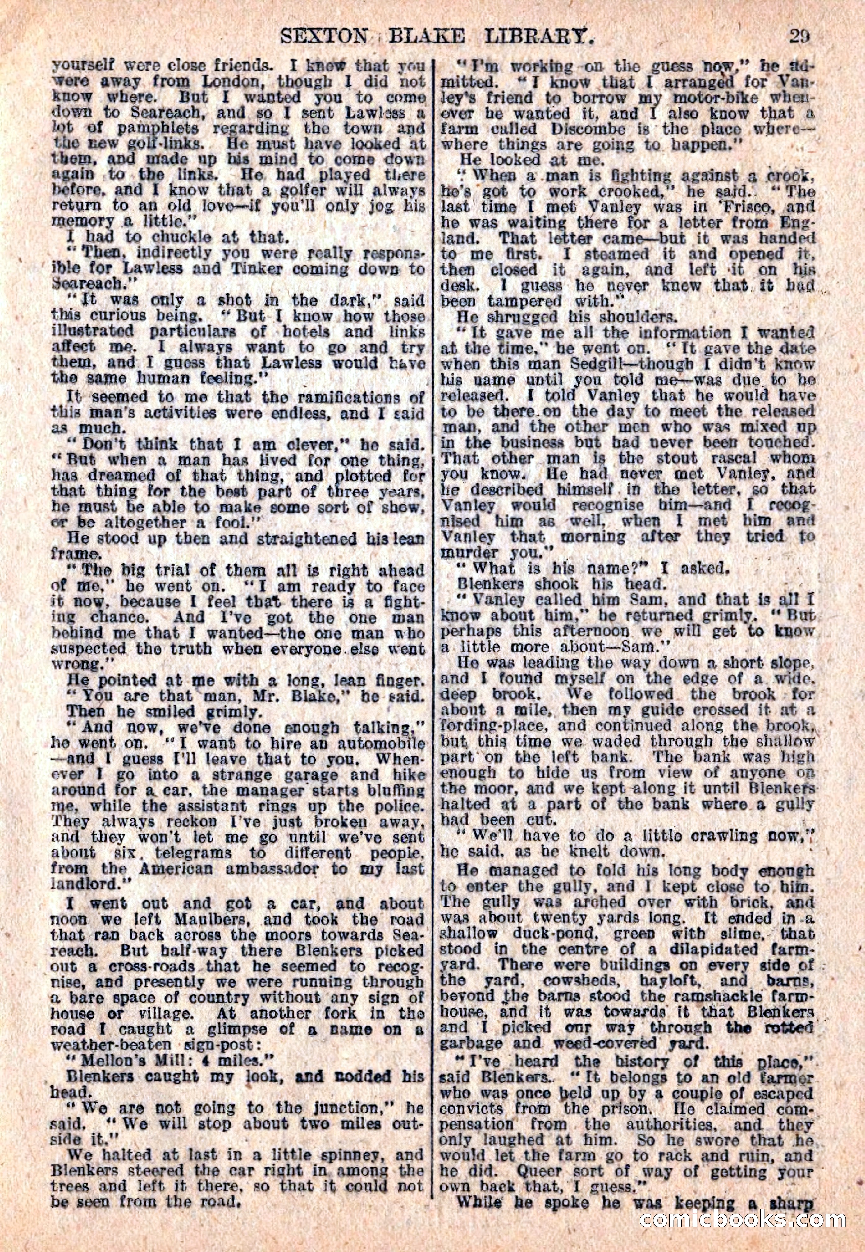 The Sexton Blake Library #76: A Convict By Proxy — page 31 of 68