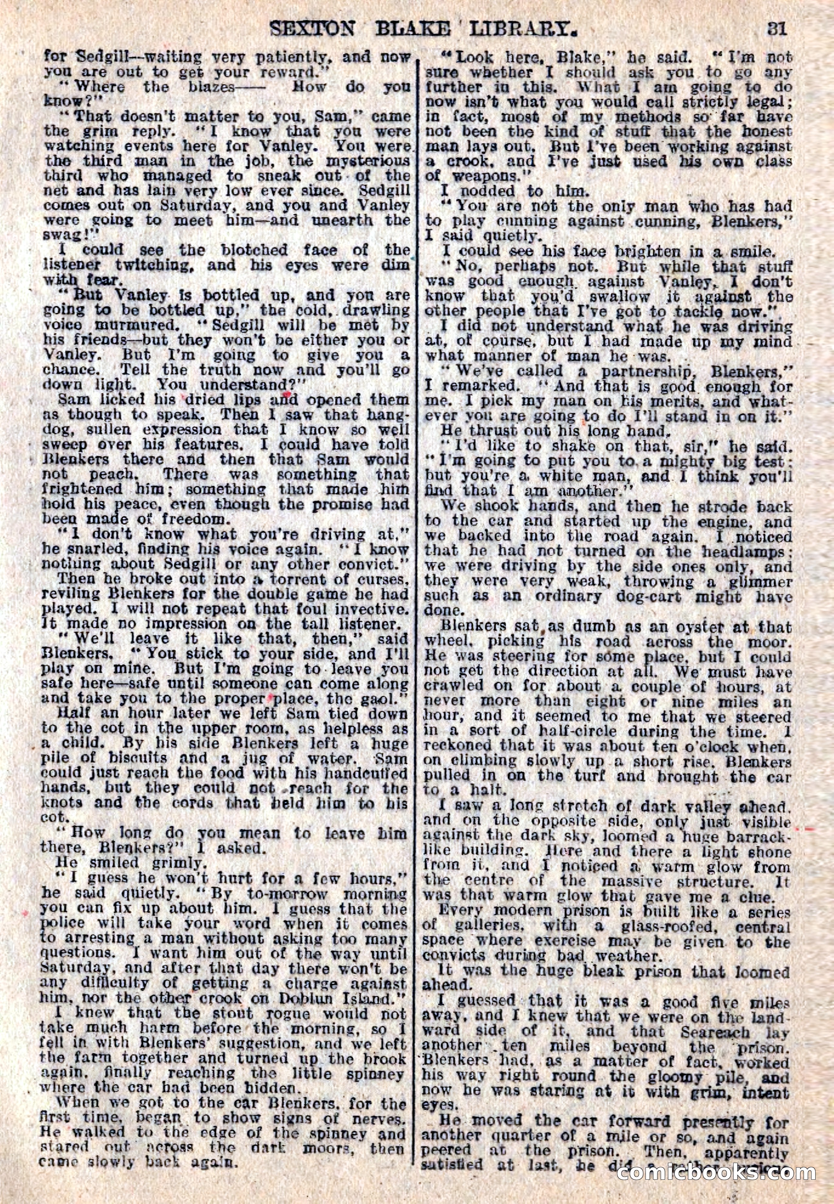 The Sexton Blake Library #76: A Convict By Proxy — page 33 of 68