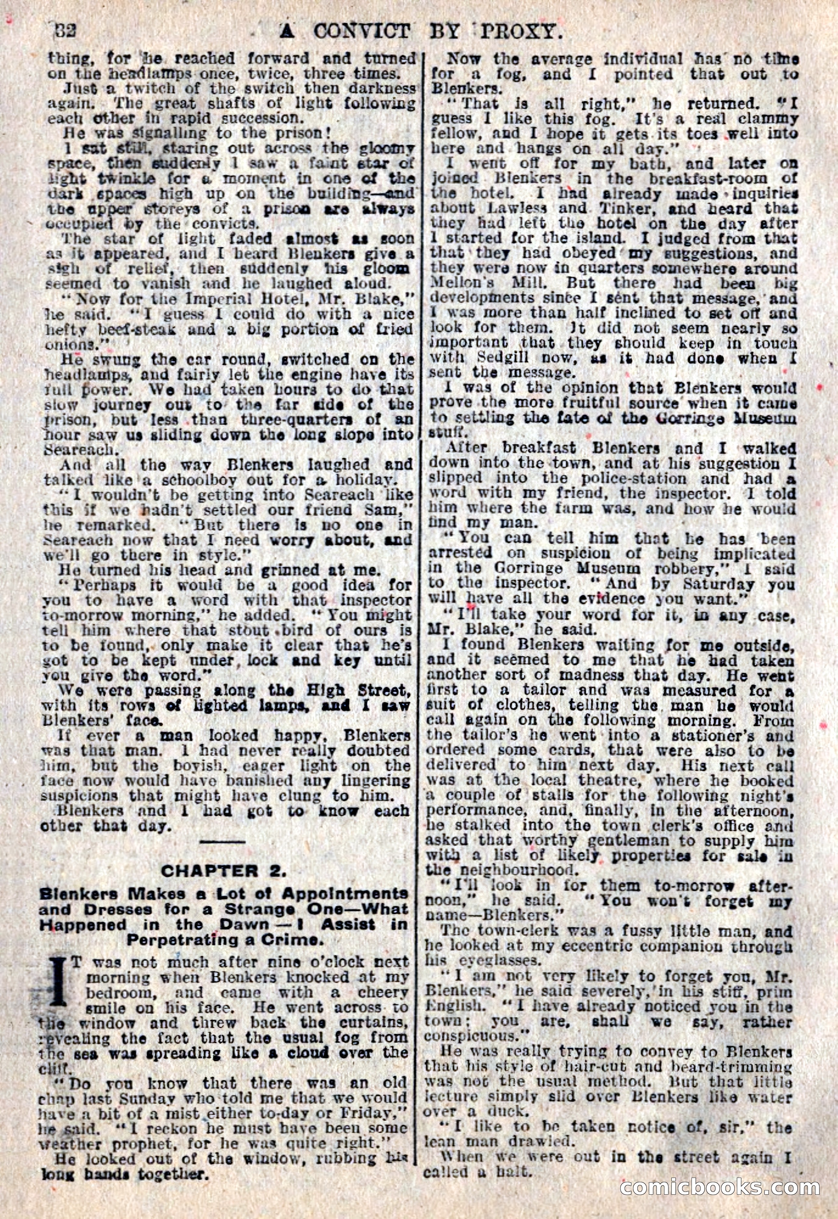 The Sexton Blake Library #76: A Convict By Proxy — page 34 of 68