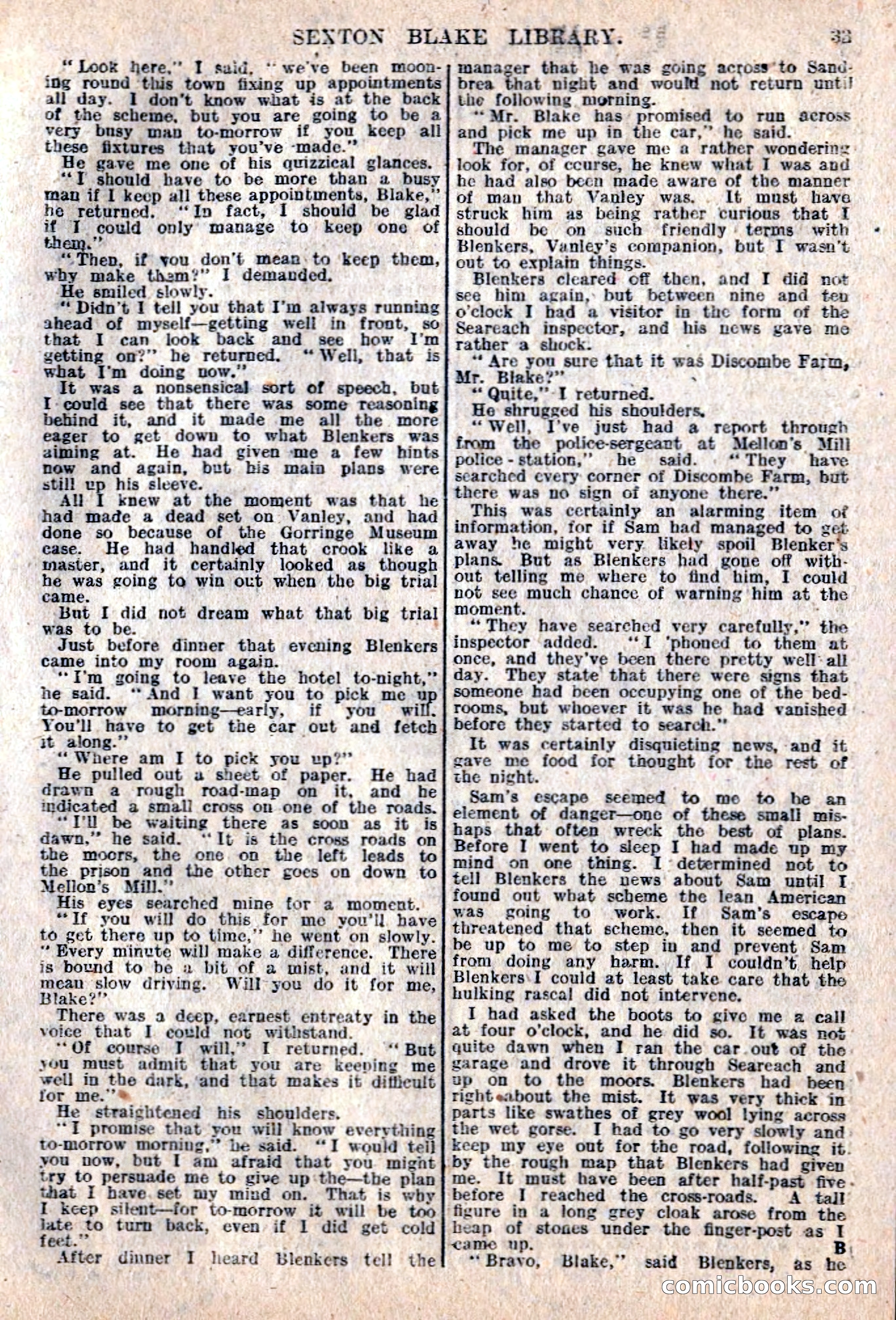 The Sexton Blake Library #76: A Convict By Proxy — page 35 of 68