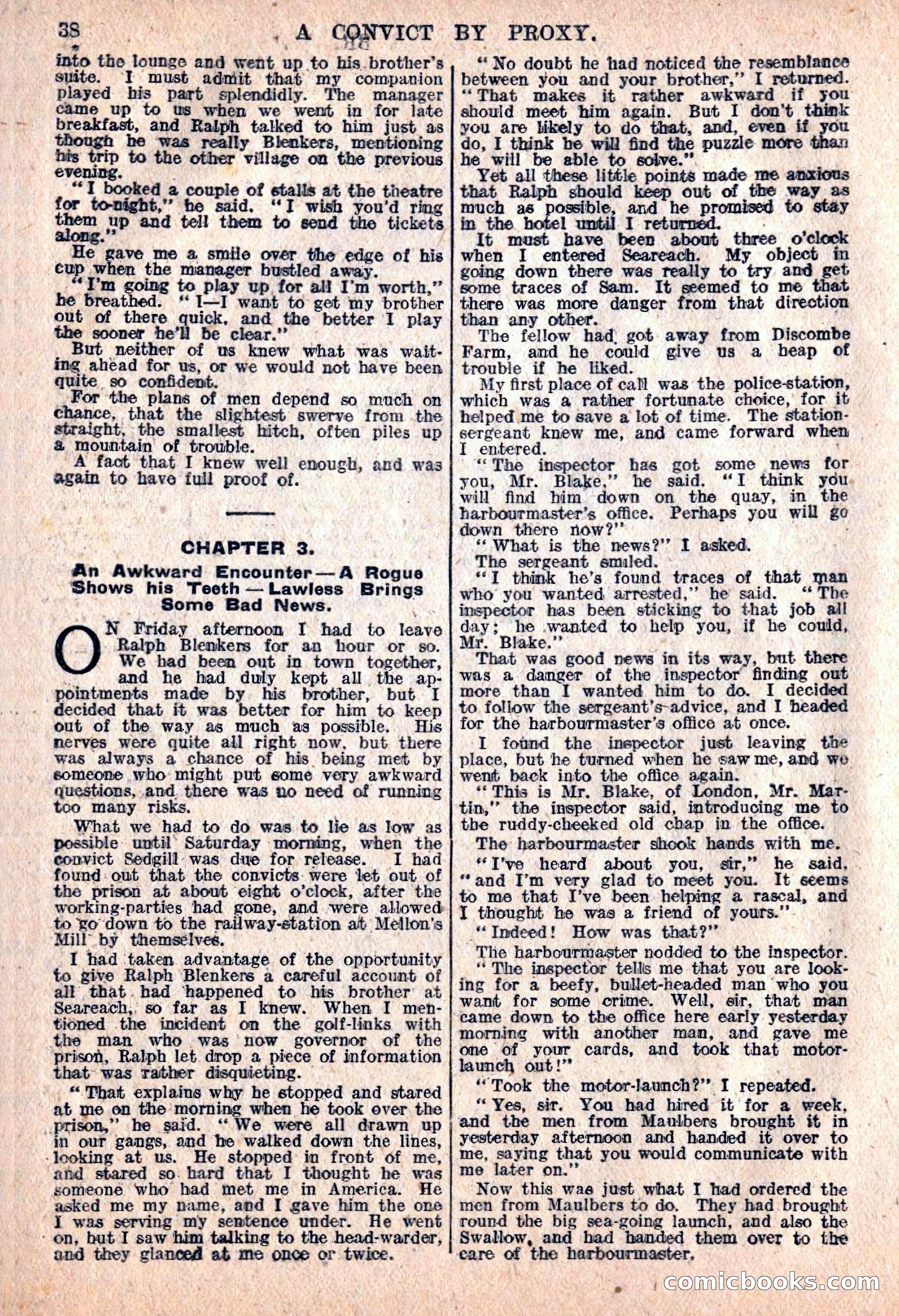 The Sexton Blake Library #76: A Convict By Proxy — page 40 of 68