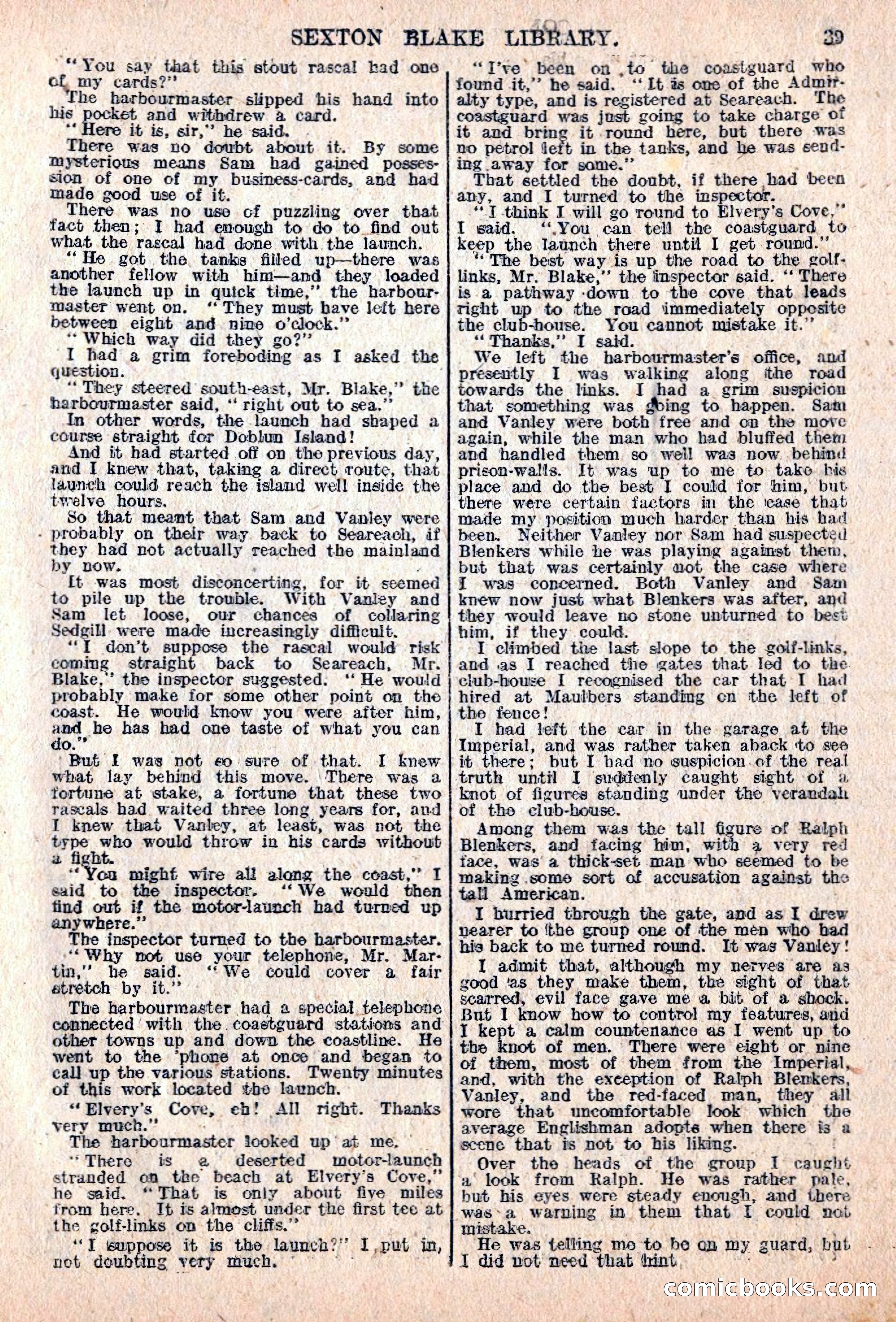 The Sexton Blake Library #76: A Convict By Proxy — page 41 of 68