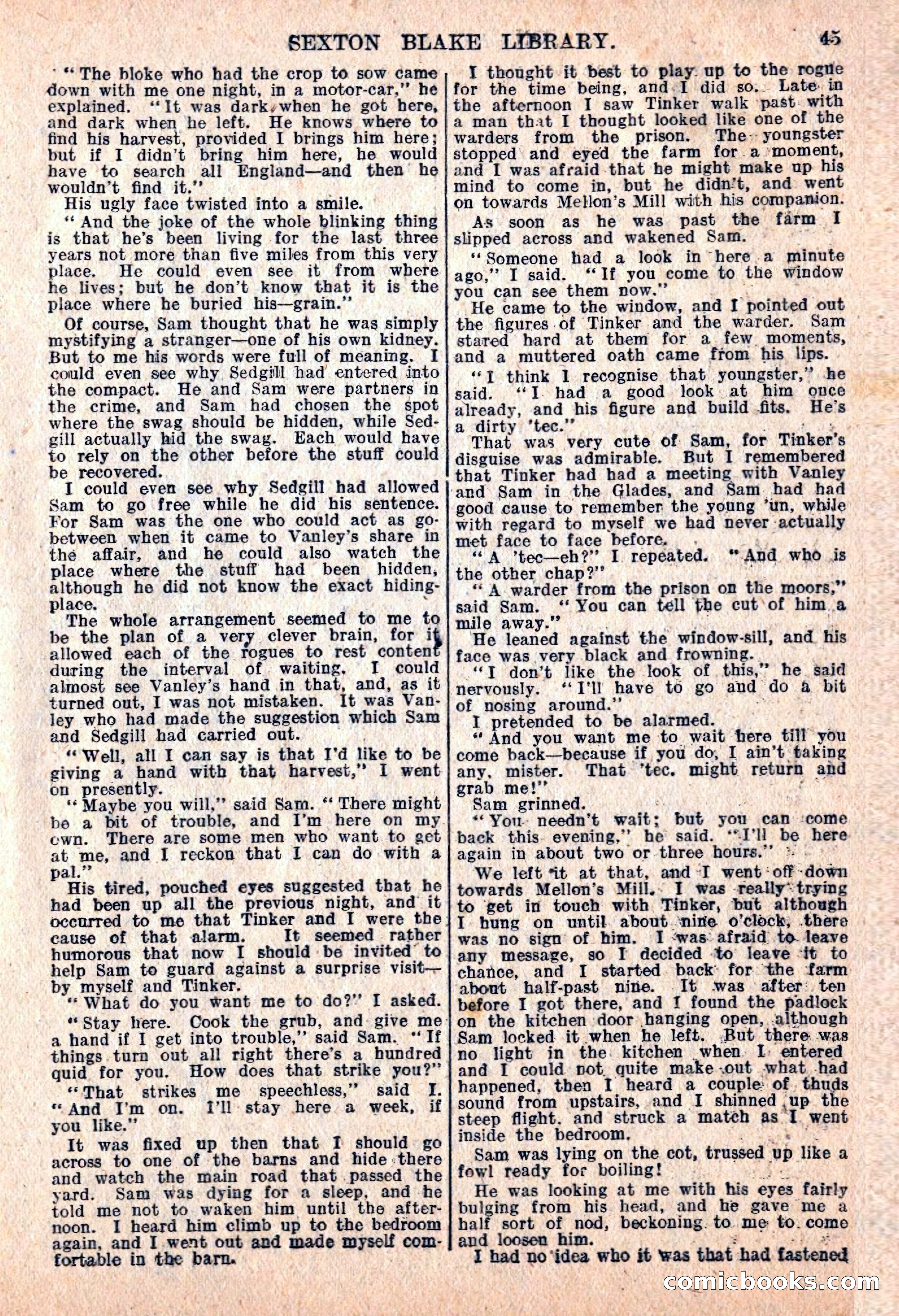The Sexton Blake Library #76: A Convict By Proxy — page 47 of 68