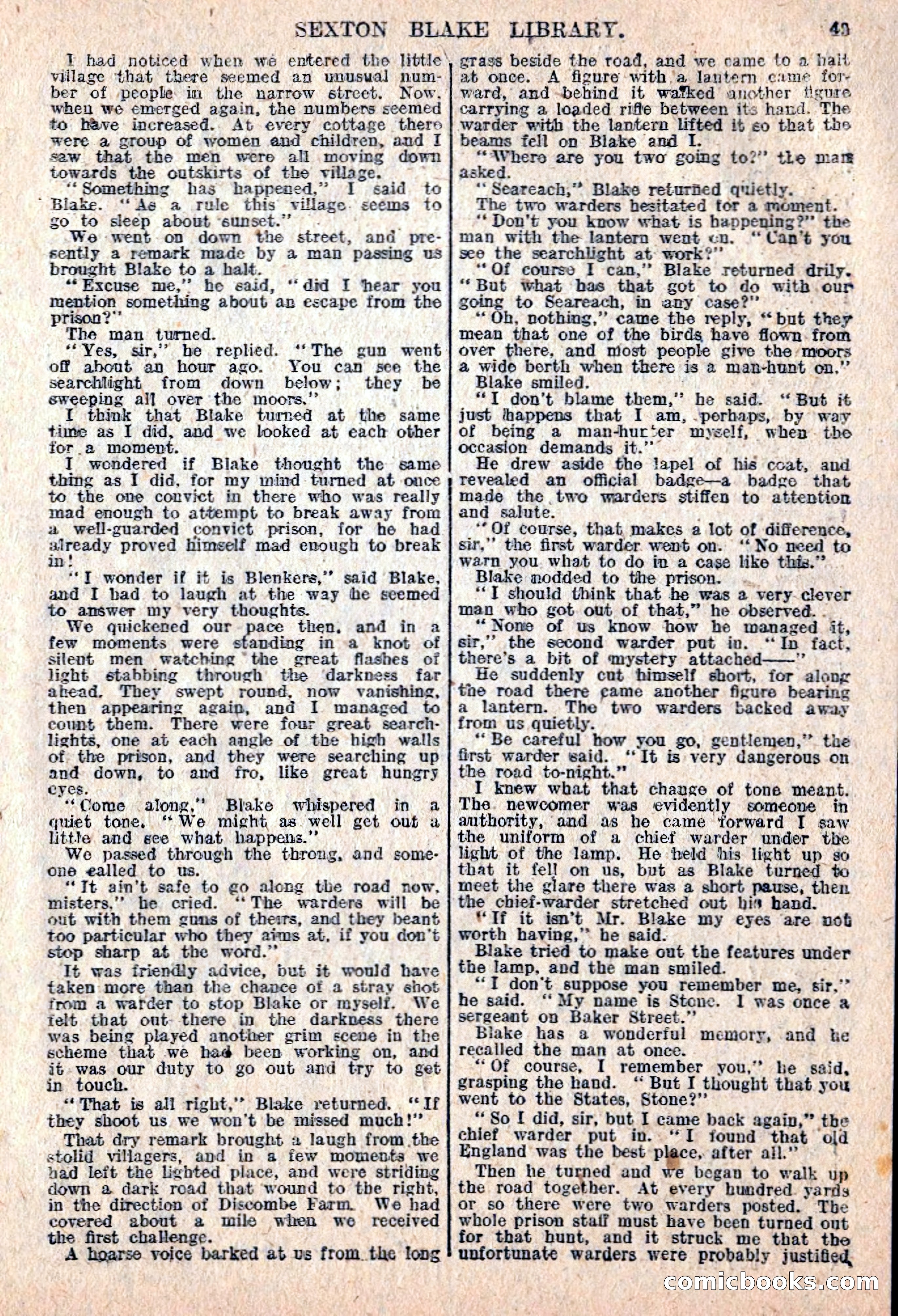 The Sexton Blake Library #76: A Convict By Proxy — page 51 of 68