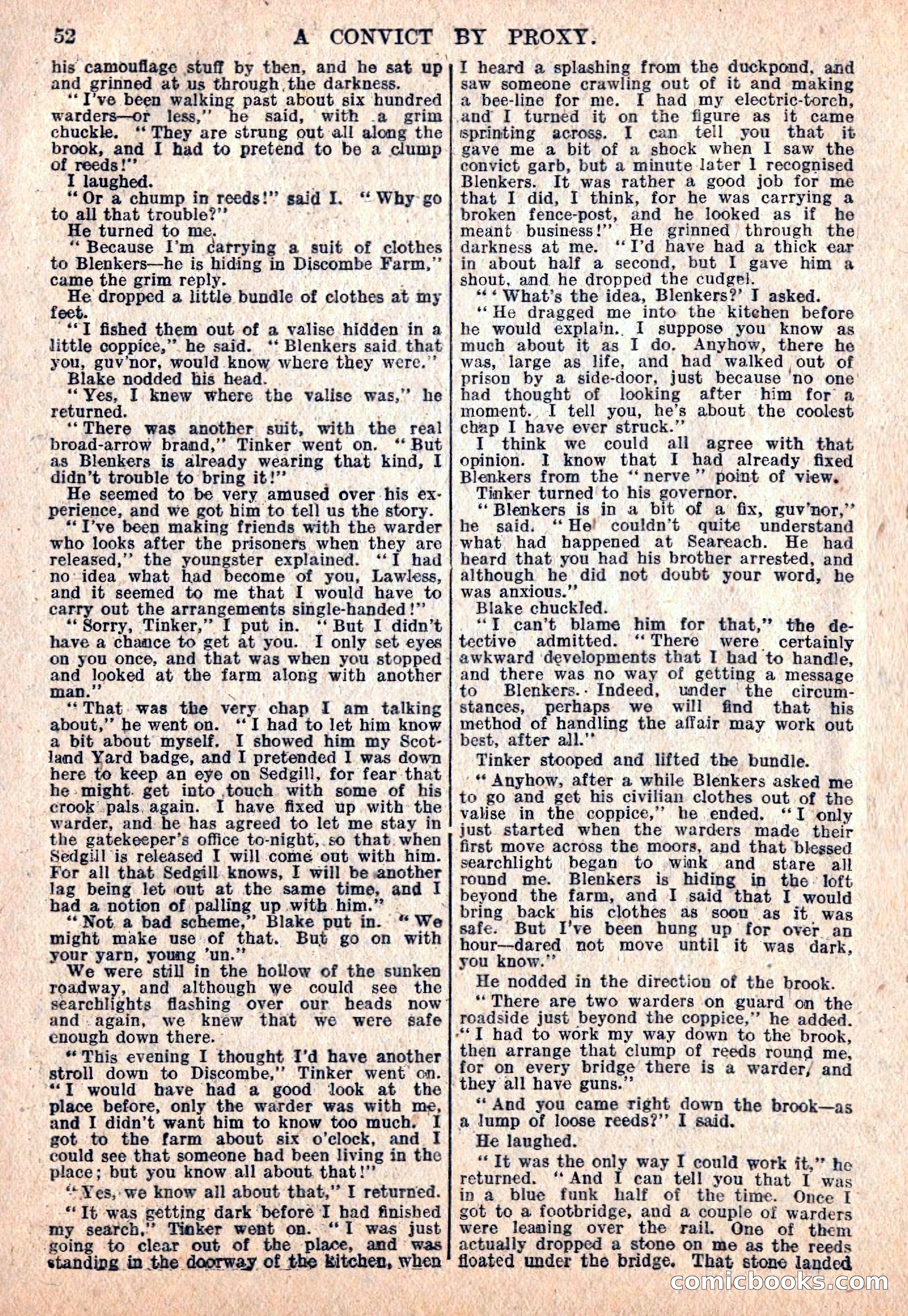 The Sexton Blake Library #76: A Convict By Proxy — page 54 of 68