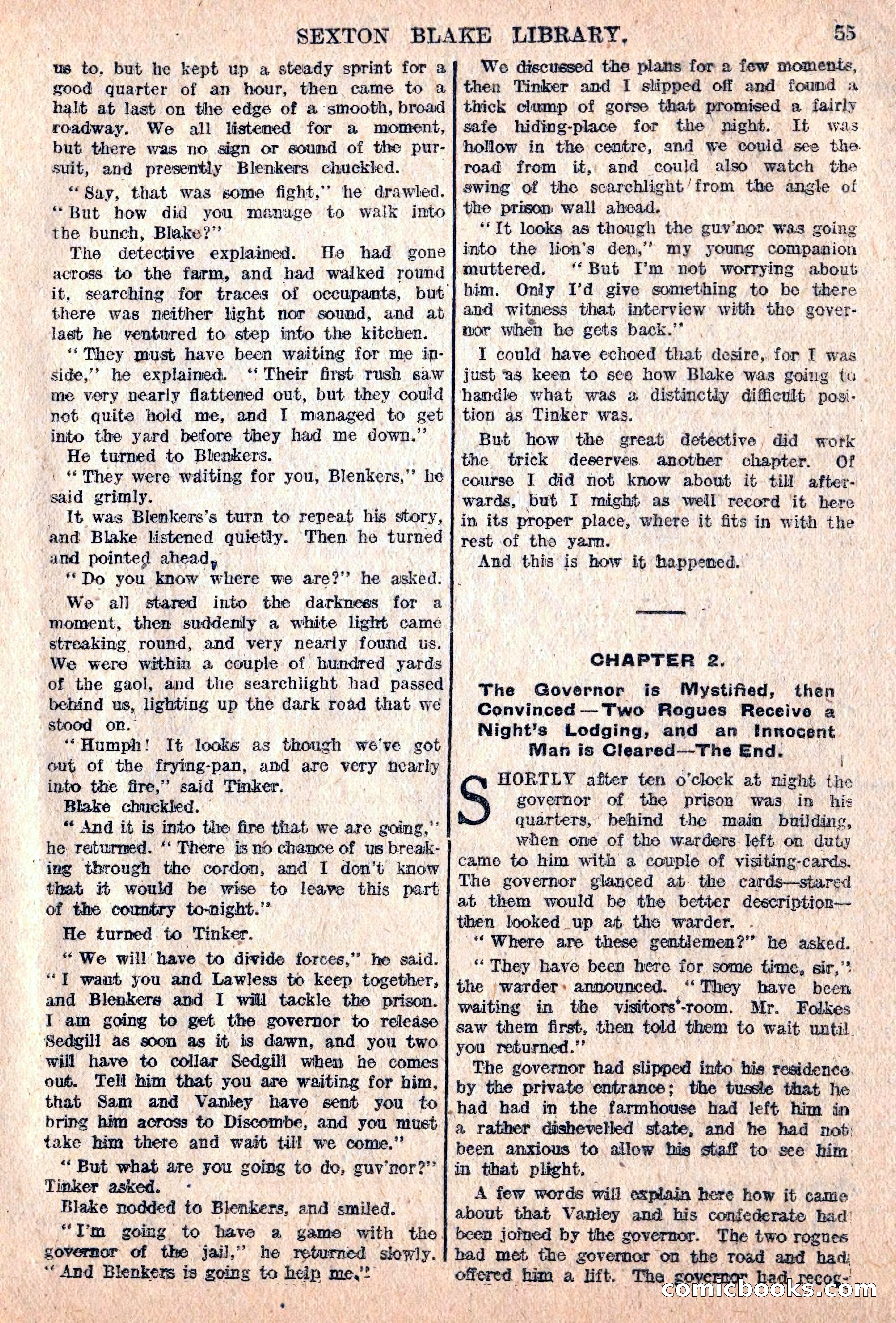 The Sexton Blake Library #76: A Convict By Proxy — page 57 of 68