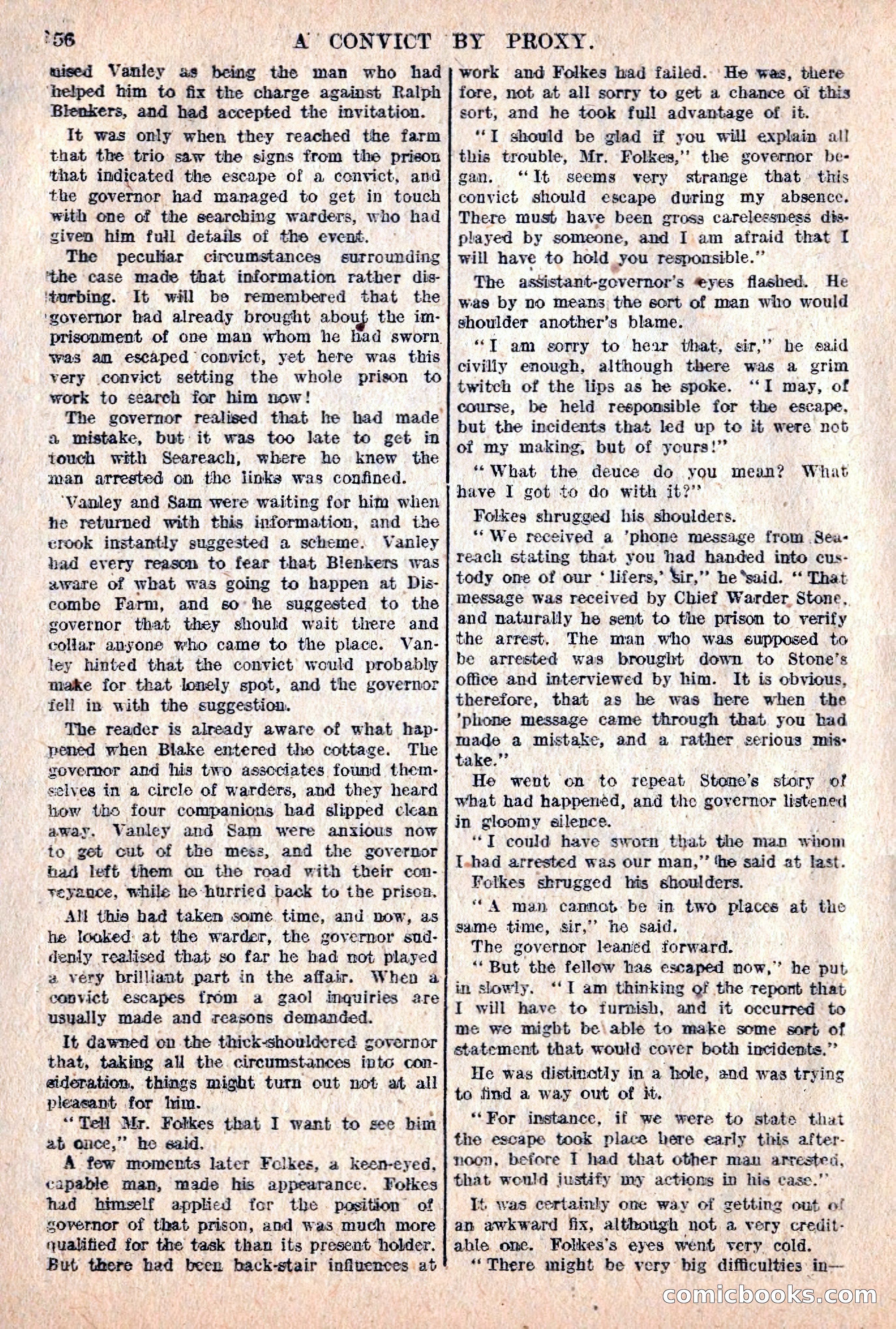 The Sexton Blake Library #76: A Convict By Proxy — page 58 of 68
