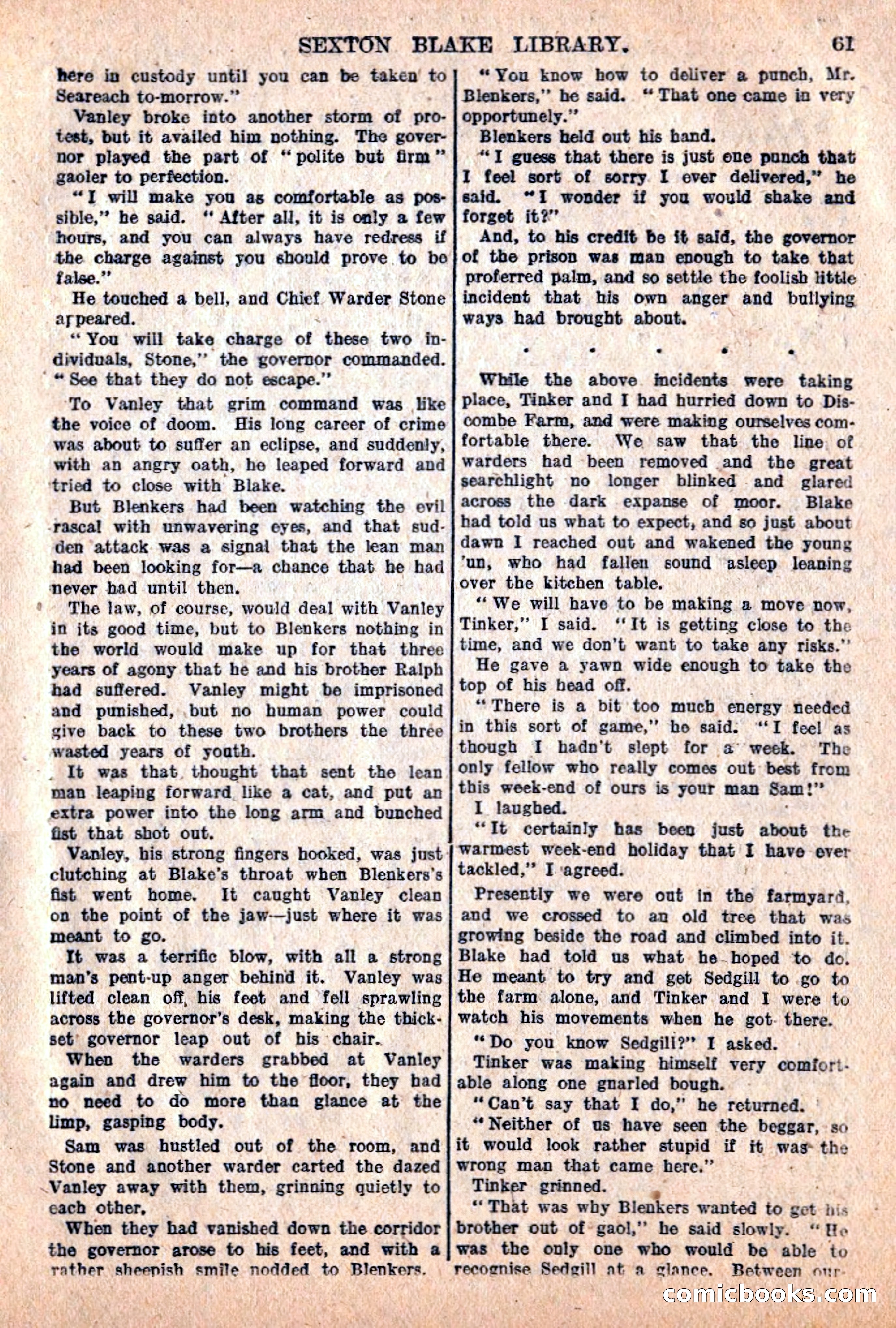 The Sexton Blake Library #76: A Convict By Proxy — page 63 of 68