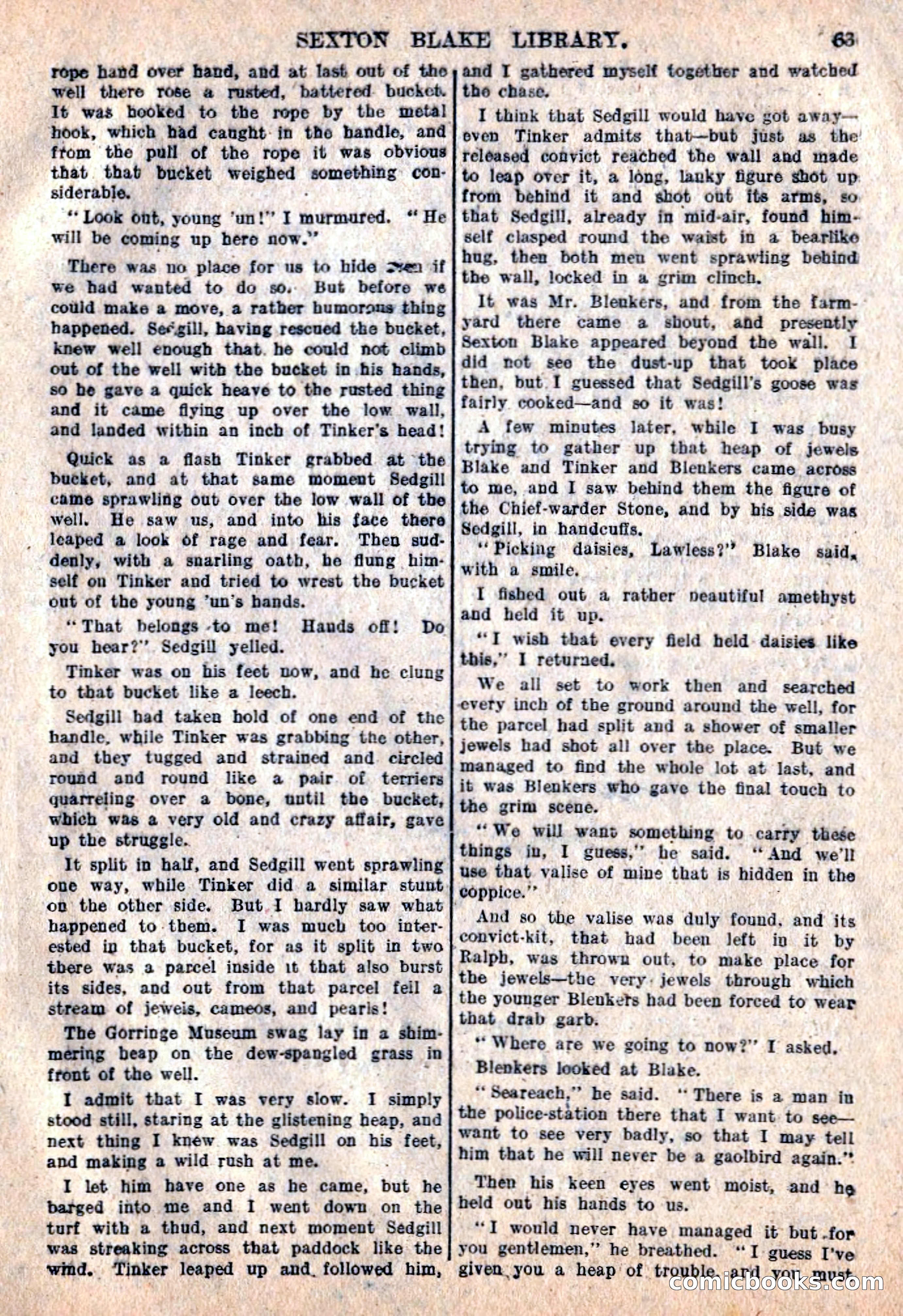 The Sexton Blake Library #76: A Convict By Proxy — page 65 of 68