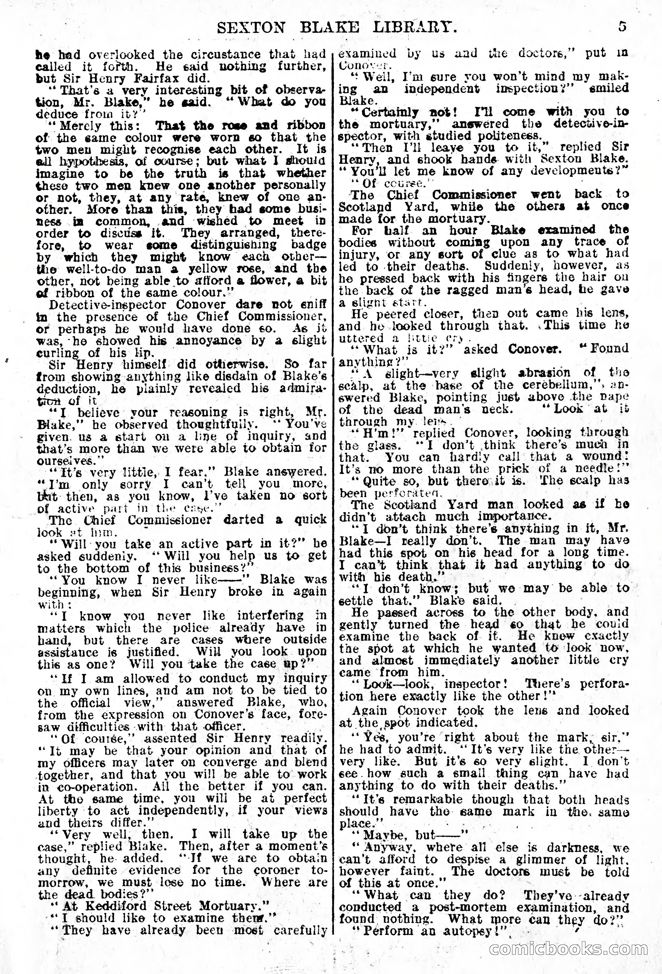 The Sexton Blake Library, Series 1, No. 145 — page 7 of 68