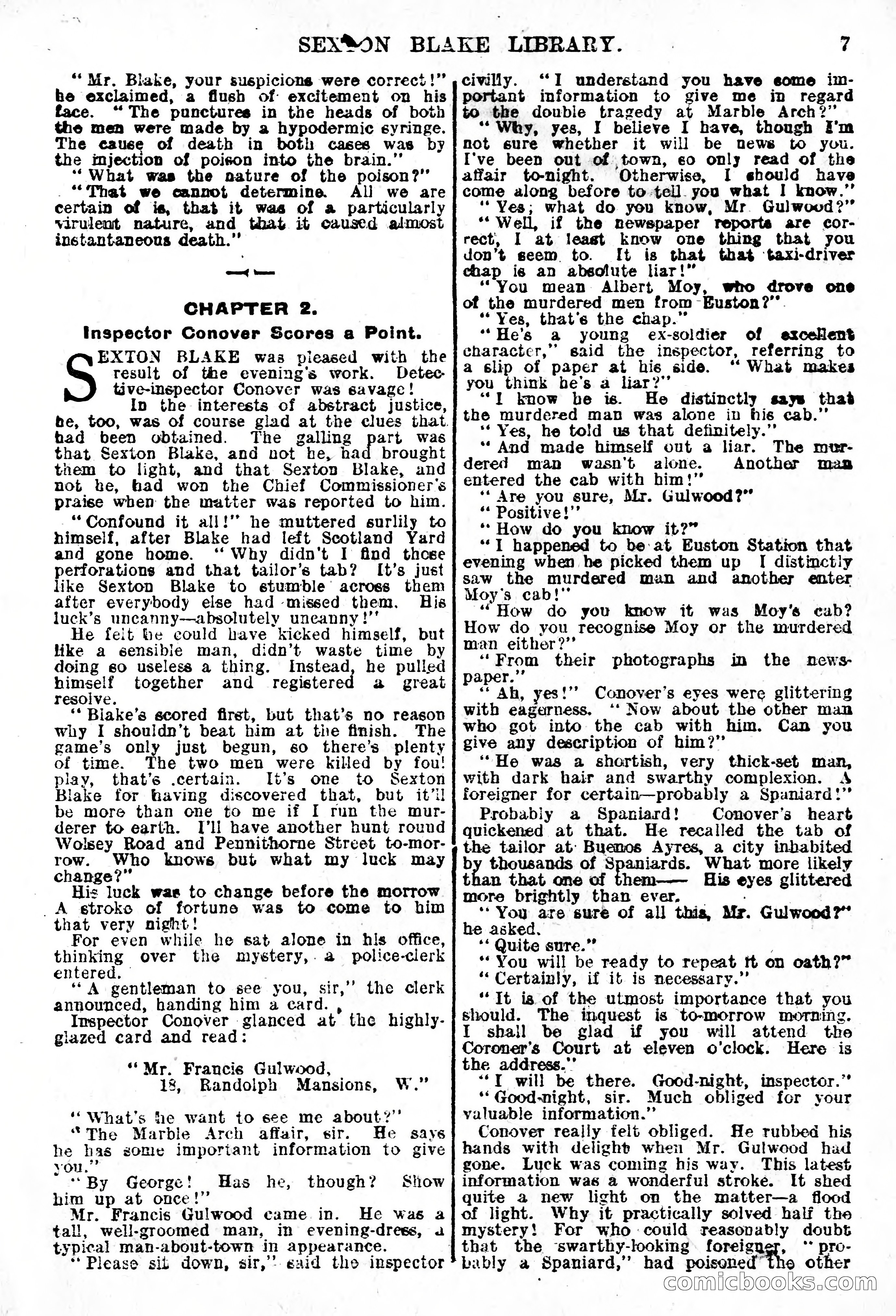 The Sexton Blake Library, Series 1, No. 145 — page 9 of 68