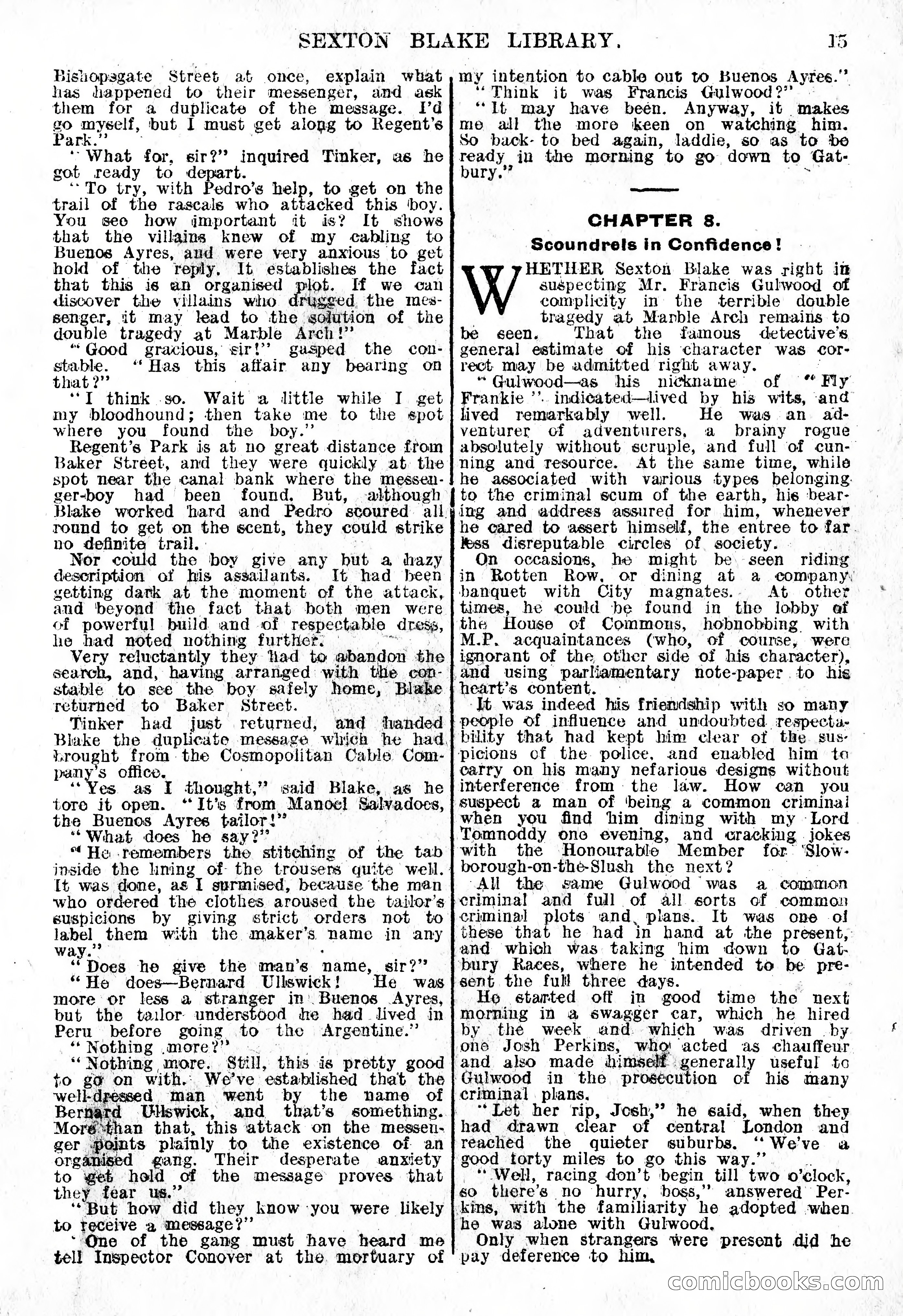 The Sexton Blake Library, Series 1, No. 145 — page 17 of 68