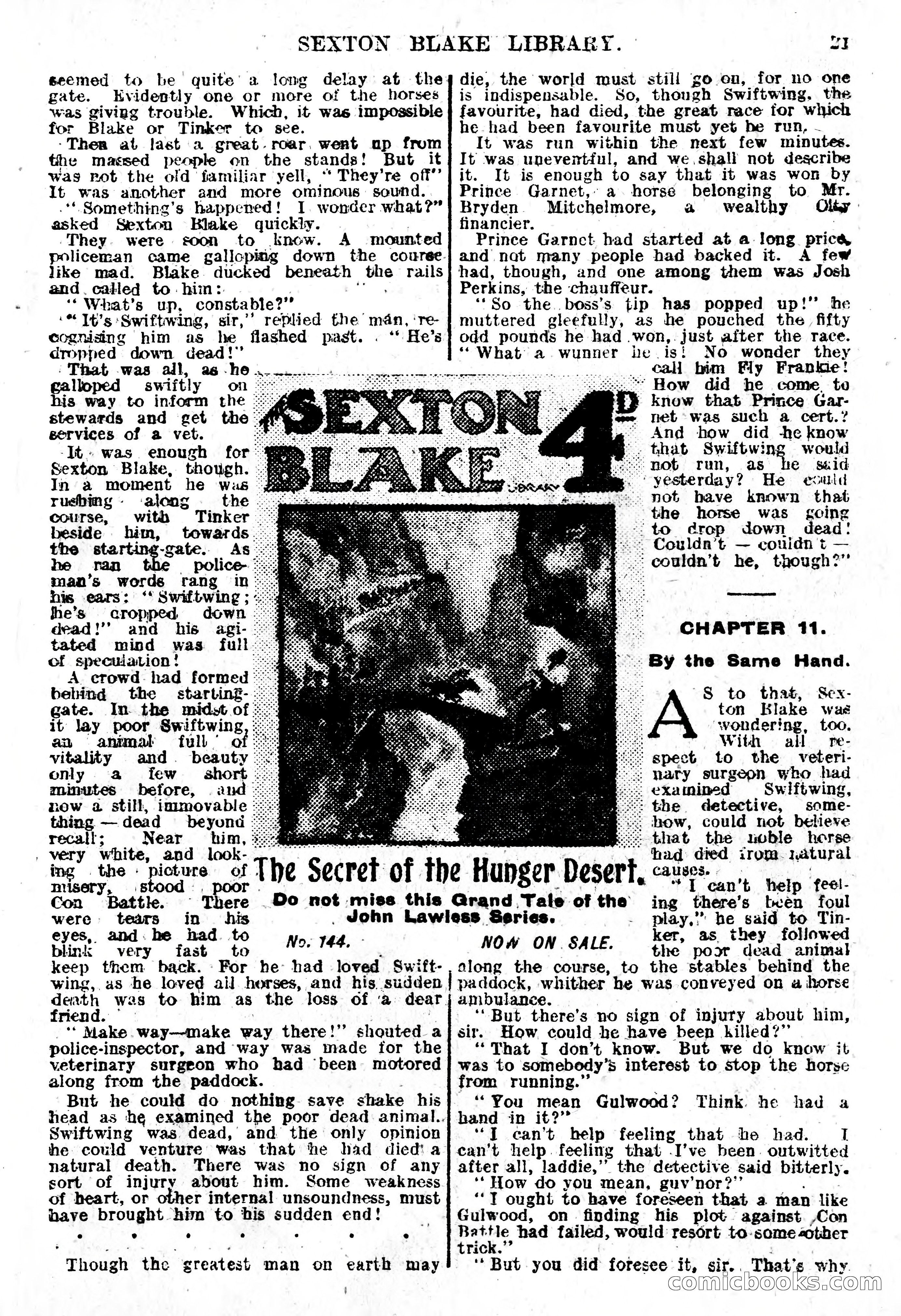 The Sexton Blake Library, Series 1, No. 145 — page 23 of 68