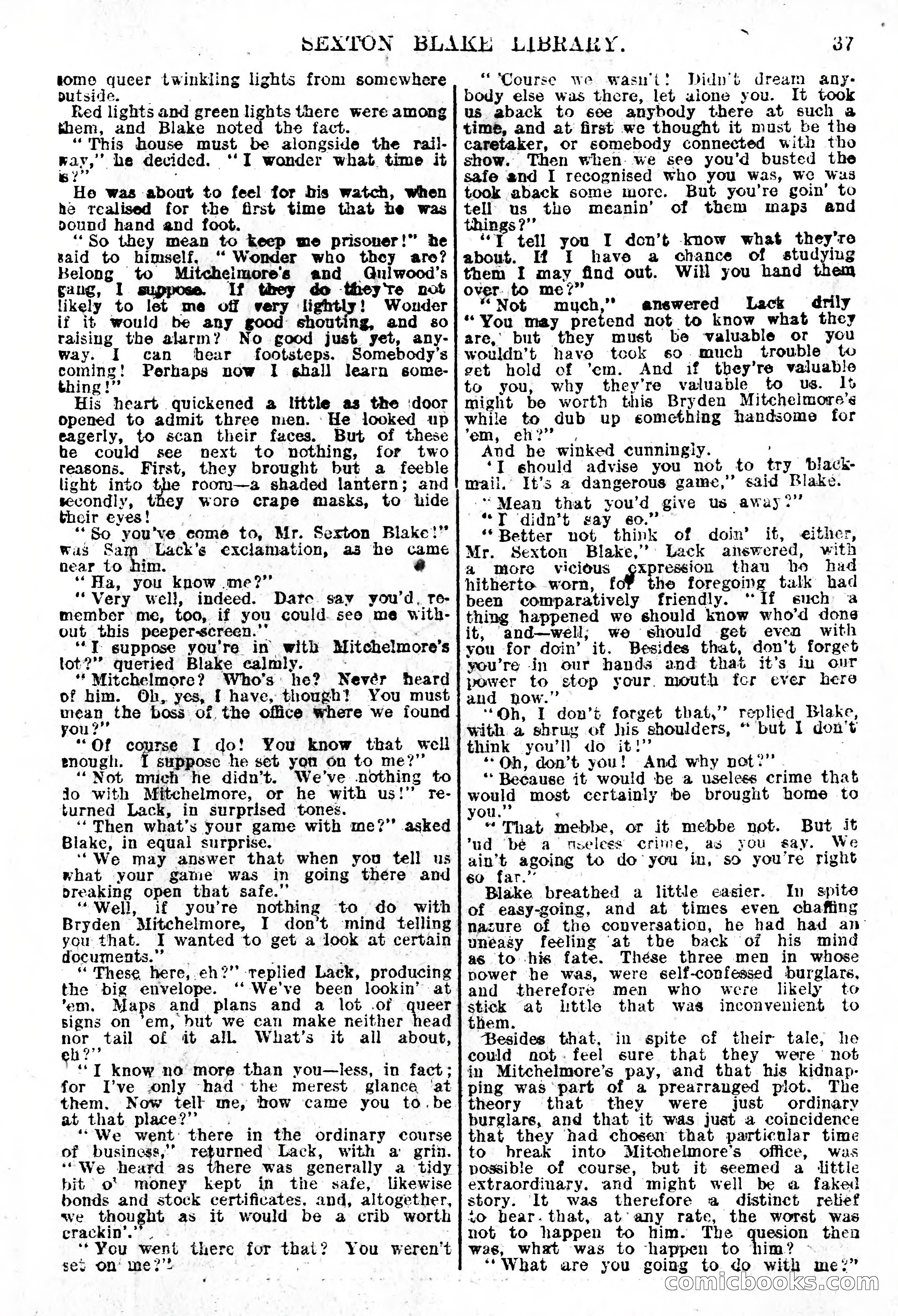 The Sexton Blake Library, Series 1, No. 145 — page 39 of 68