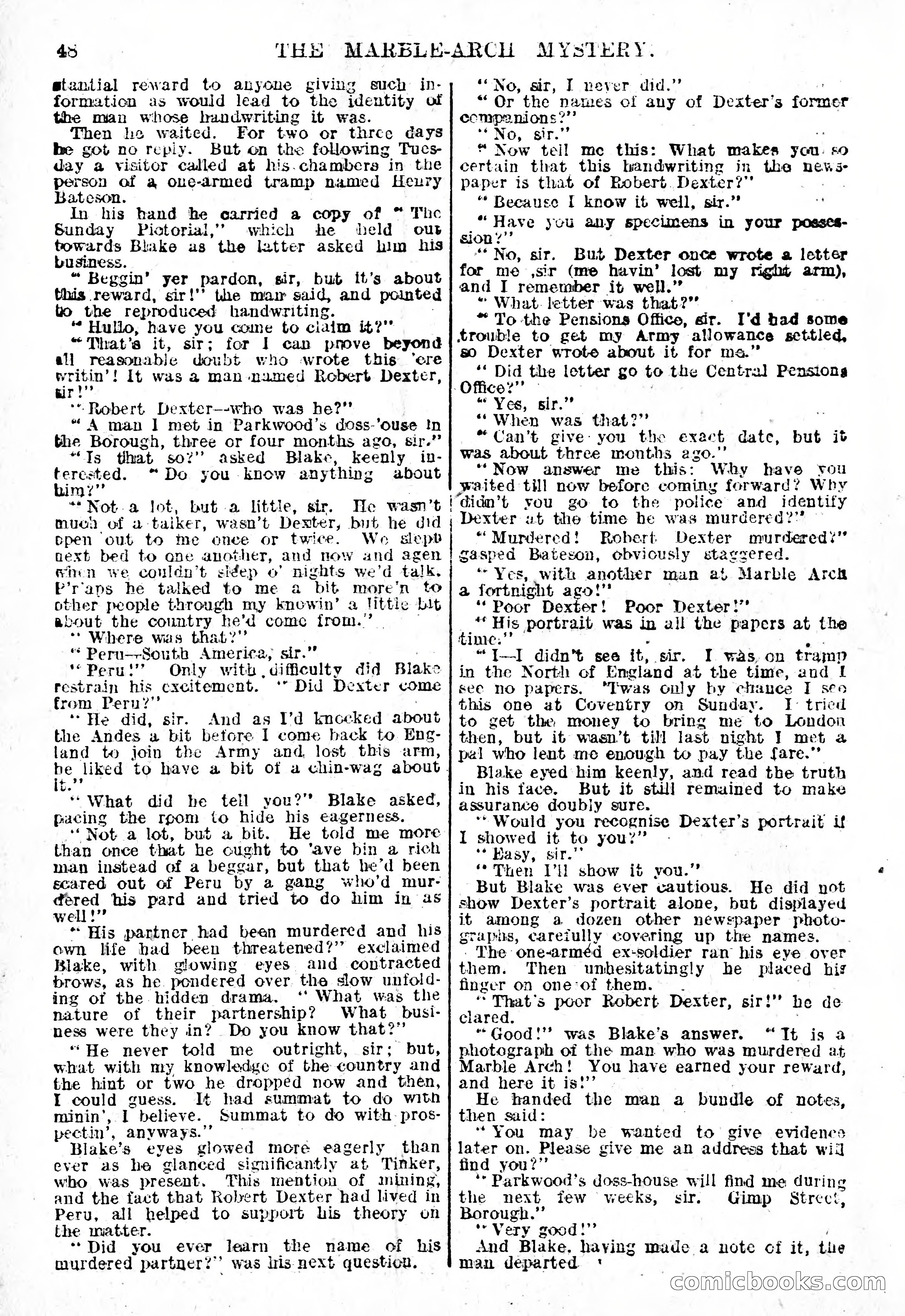 The Sexton Blake Library, Series 1, No. 145 — page 50 of 68