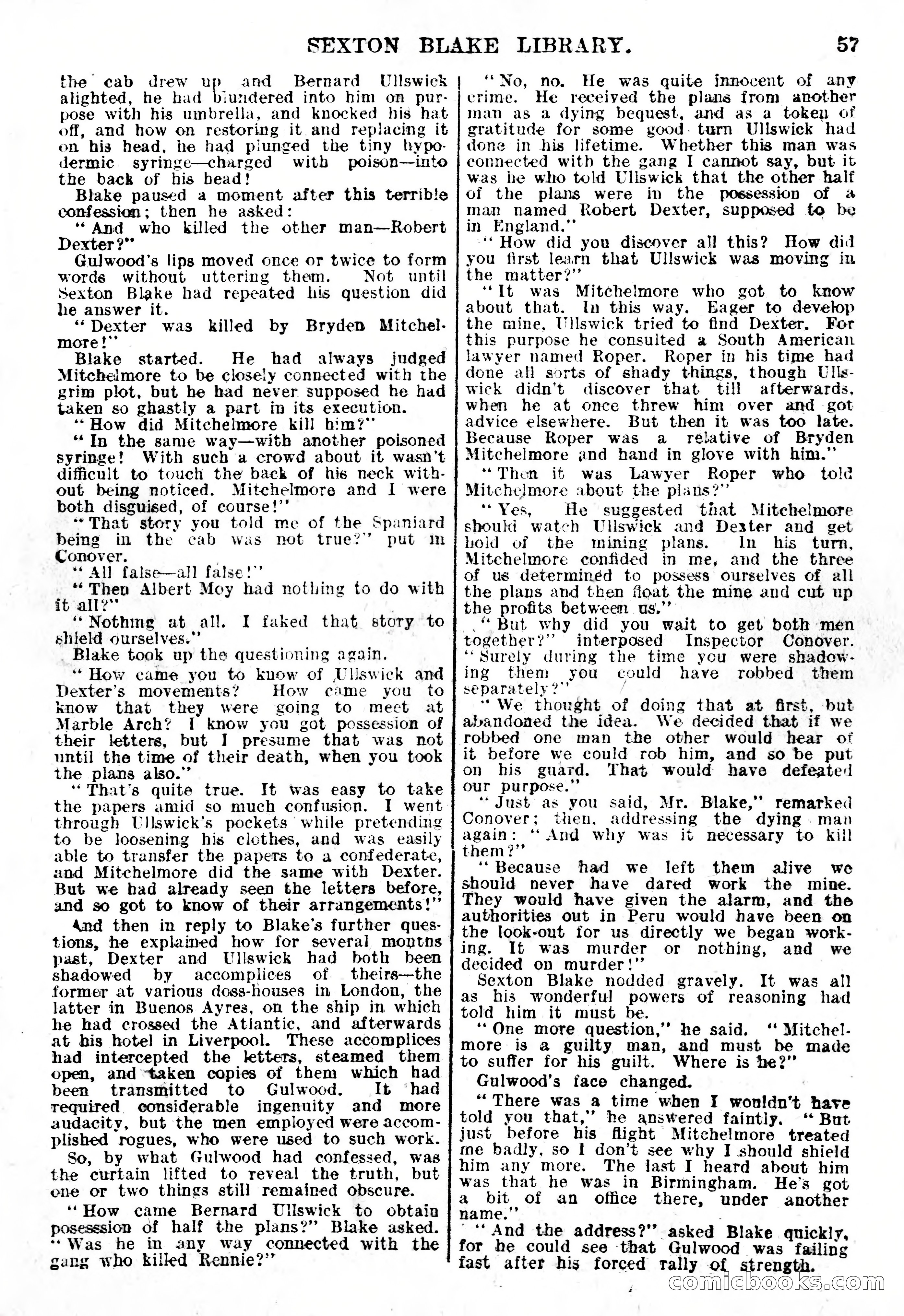 The Sexton Blake Library, Series 1, No. 145 — page 59 of 68