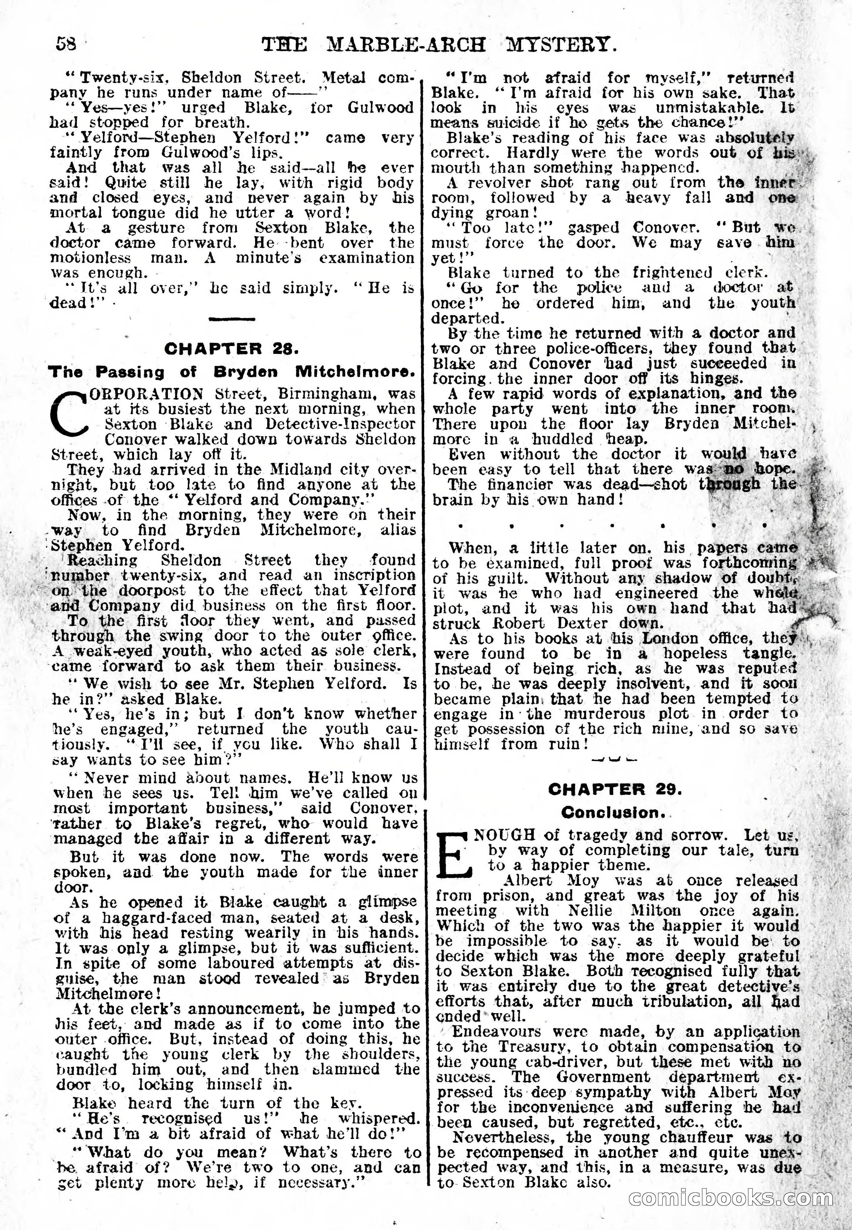 The Sexton Blake Library, Series 1, No. 145 — page 60 of 68
