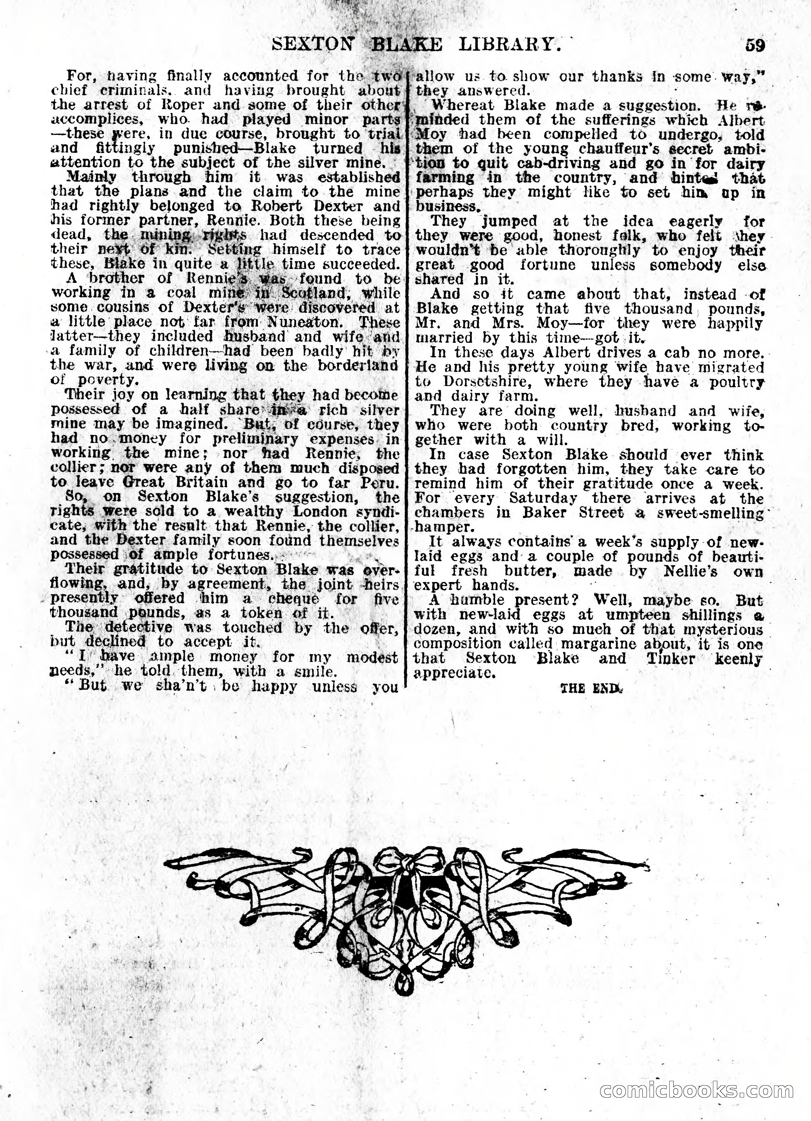 The Sexton Blake Library, Series 1, No. 145 — page 61 of 68