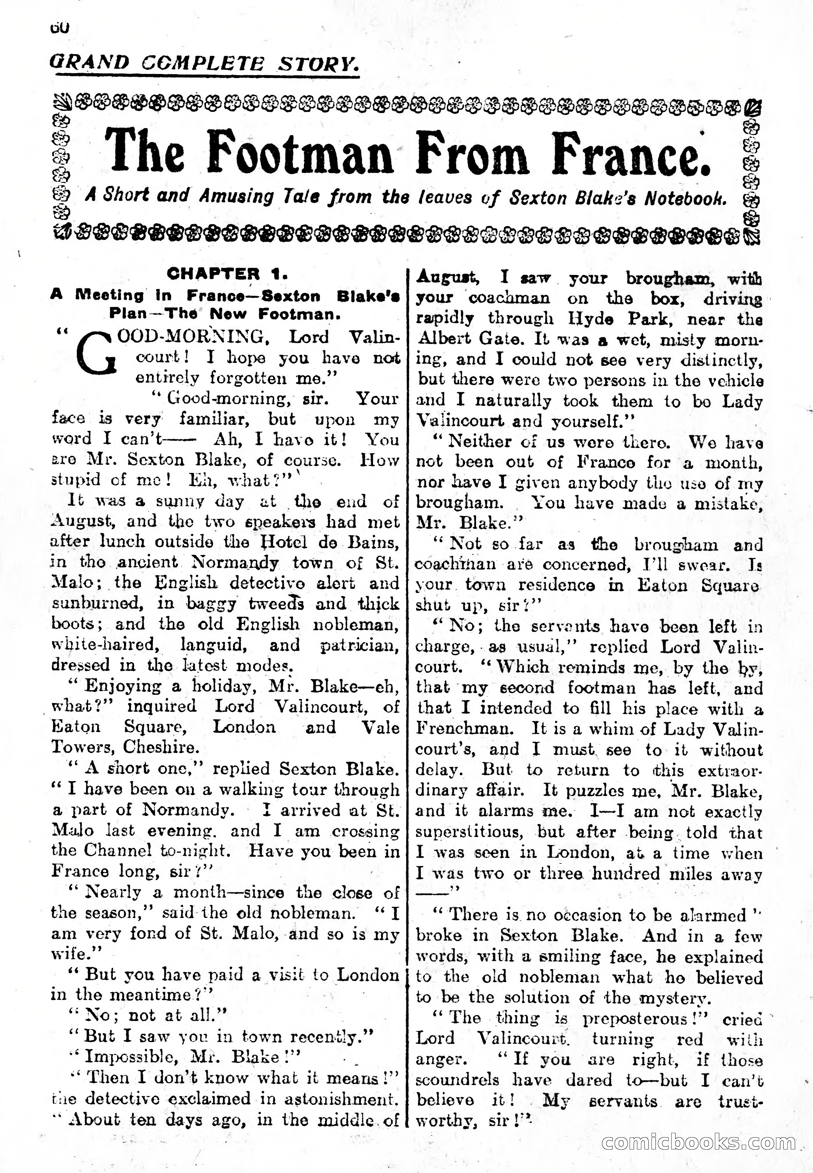 The Sexton Blake Library, Series 1, No. 145 — page 62 of 68