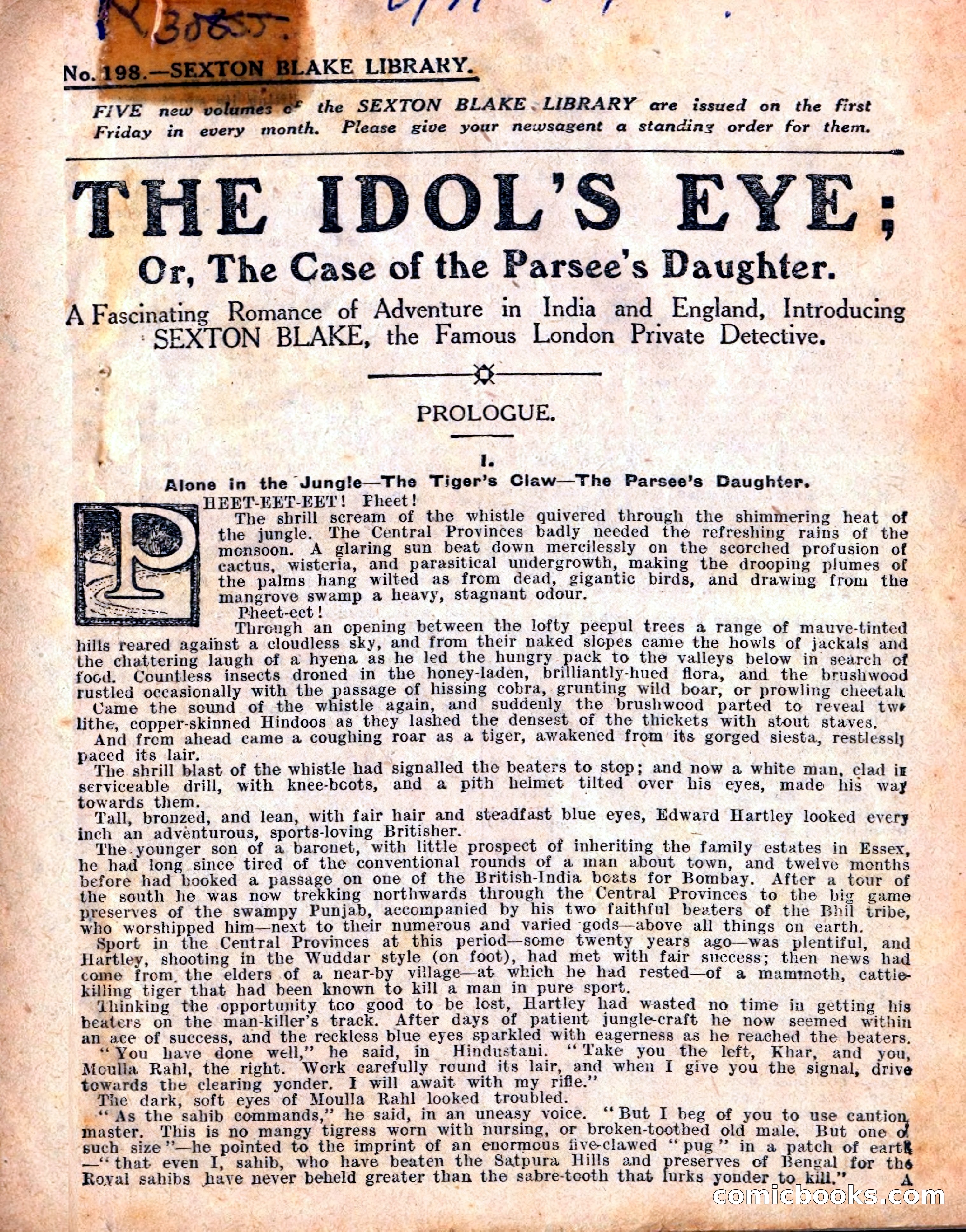 The Sexton Blake Library S1 #198 — page 3 of 68
