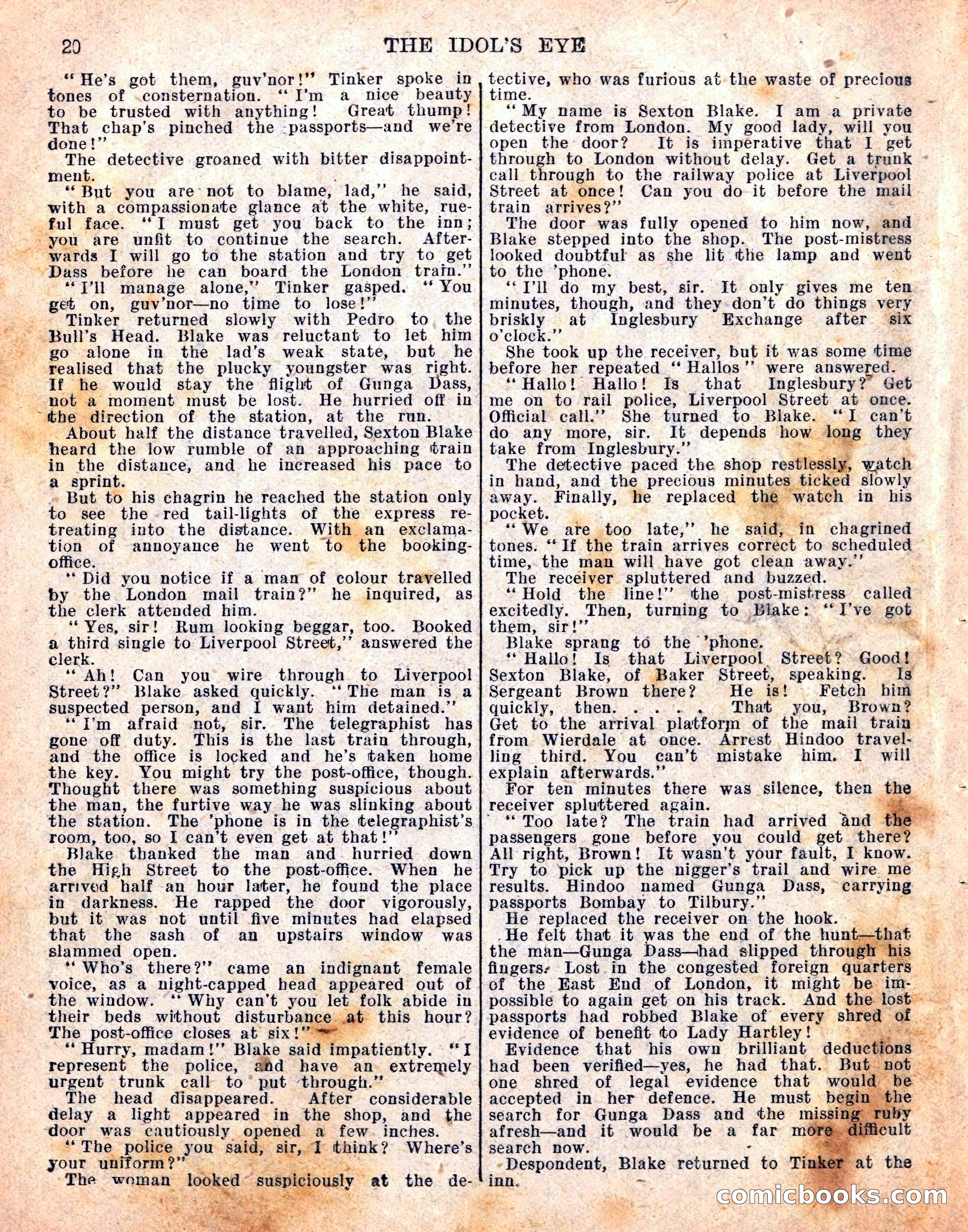 The Sexton Blake Library S1 #198 — page 22 of 68