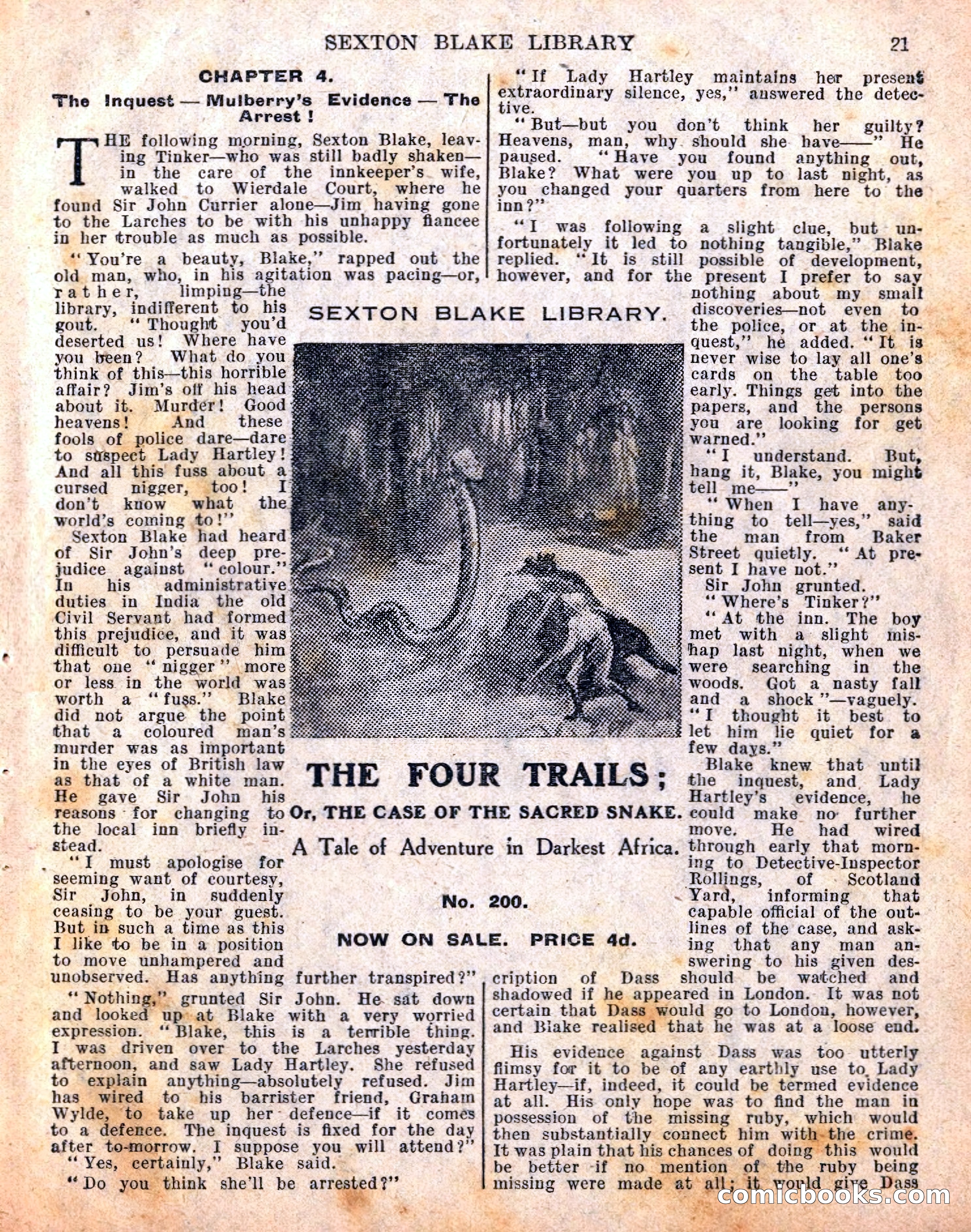 The Sexton Blake Library S1 #198 — page 23 of 68