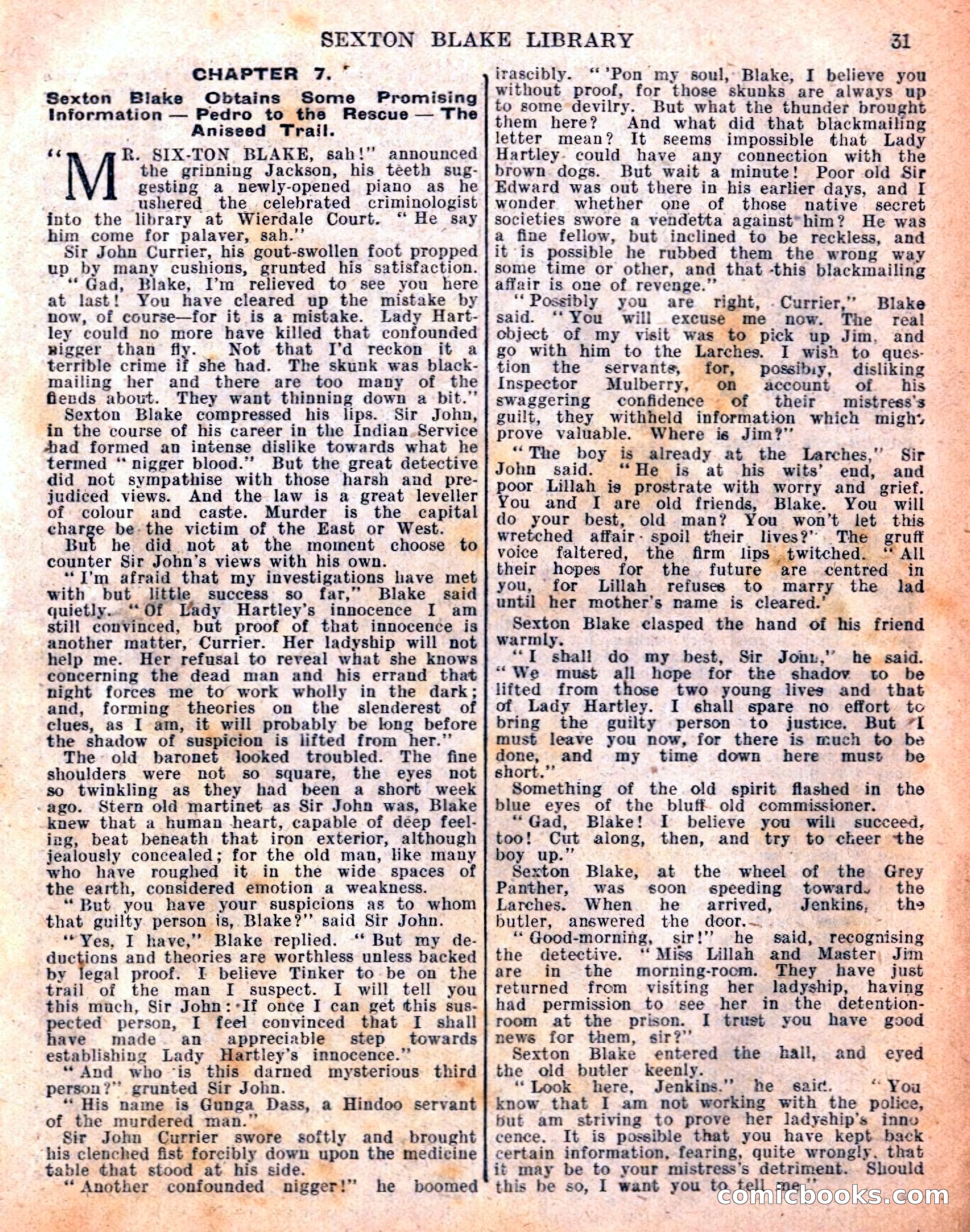 The Sexton Blake Library S1 #198 — page 33 of 68