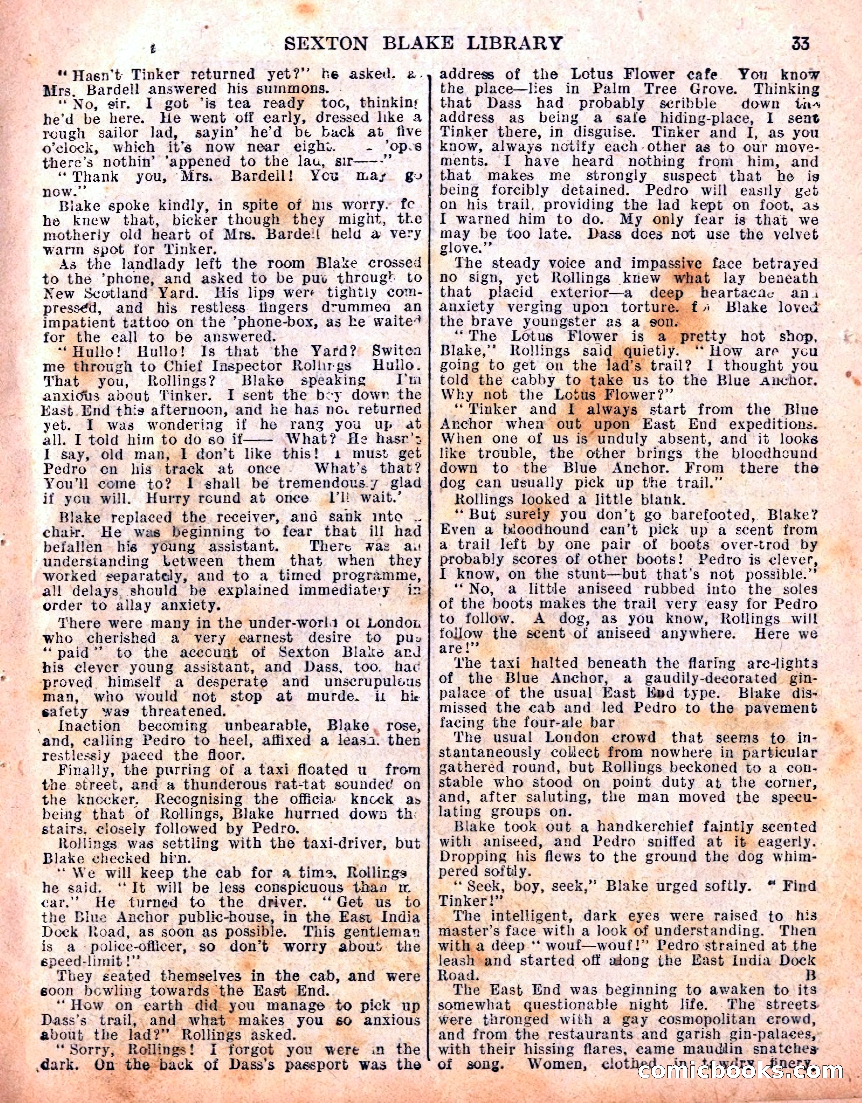 The Sexton Blake Library S1 #198 — page 35 of 68