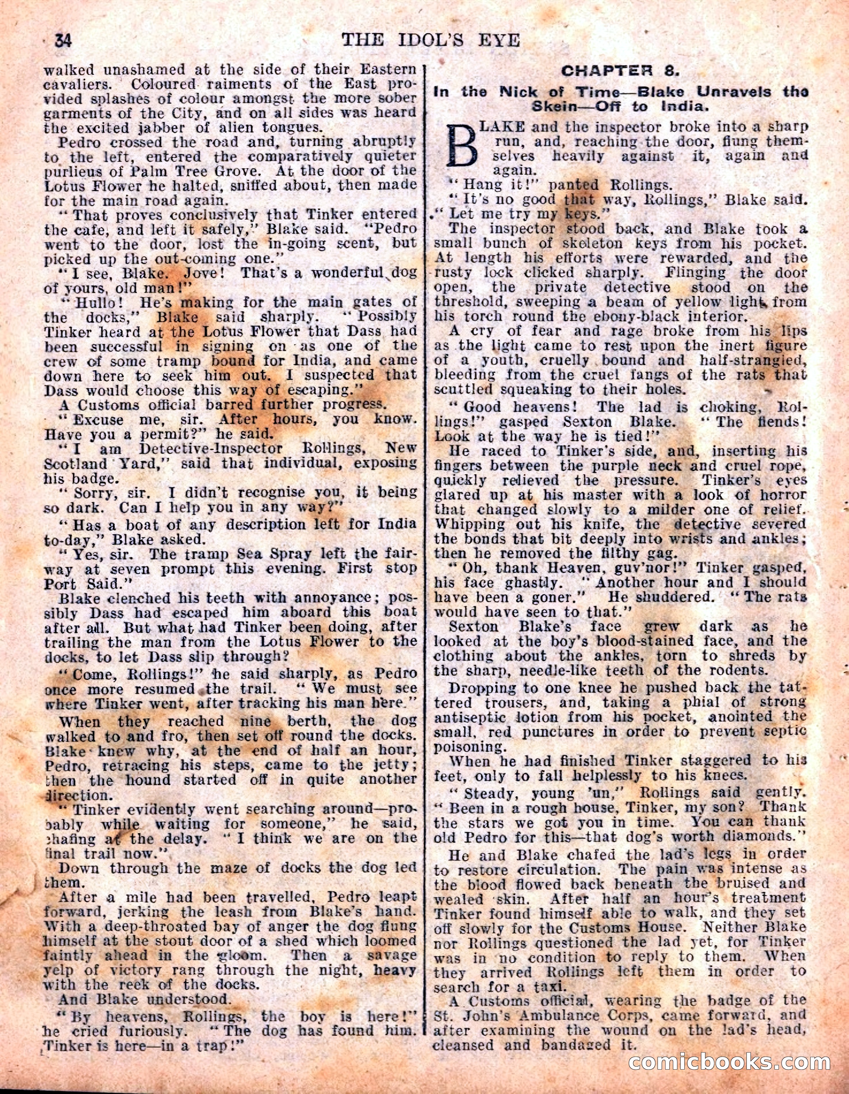 The Sexton Blake Library S1 #198 — page 36 of 68