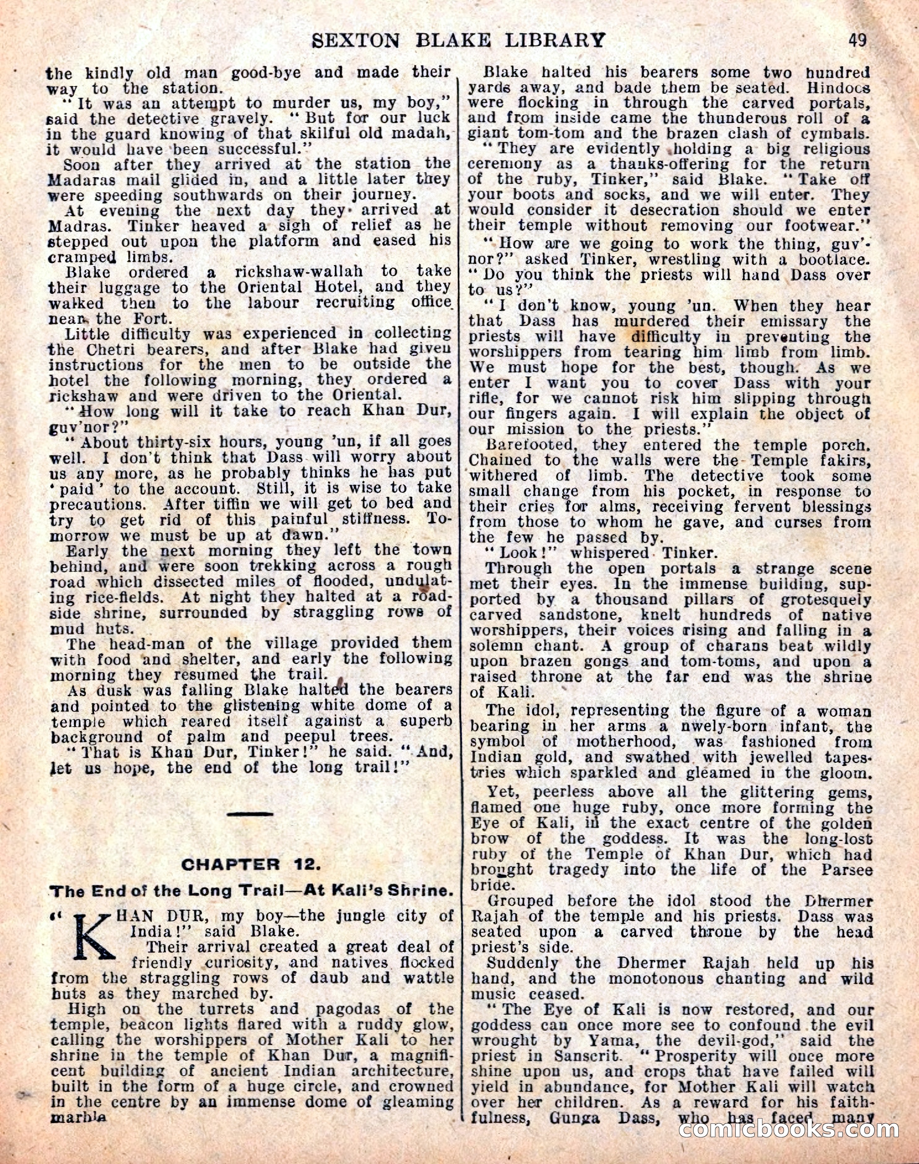 The Sexton Blake Library S1 #198 — page 51 of 68