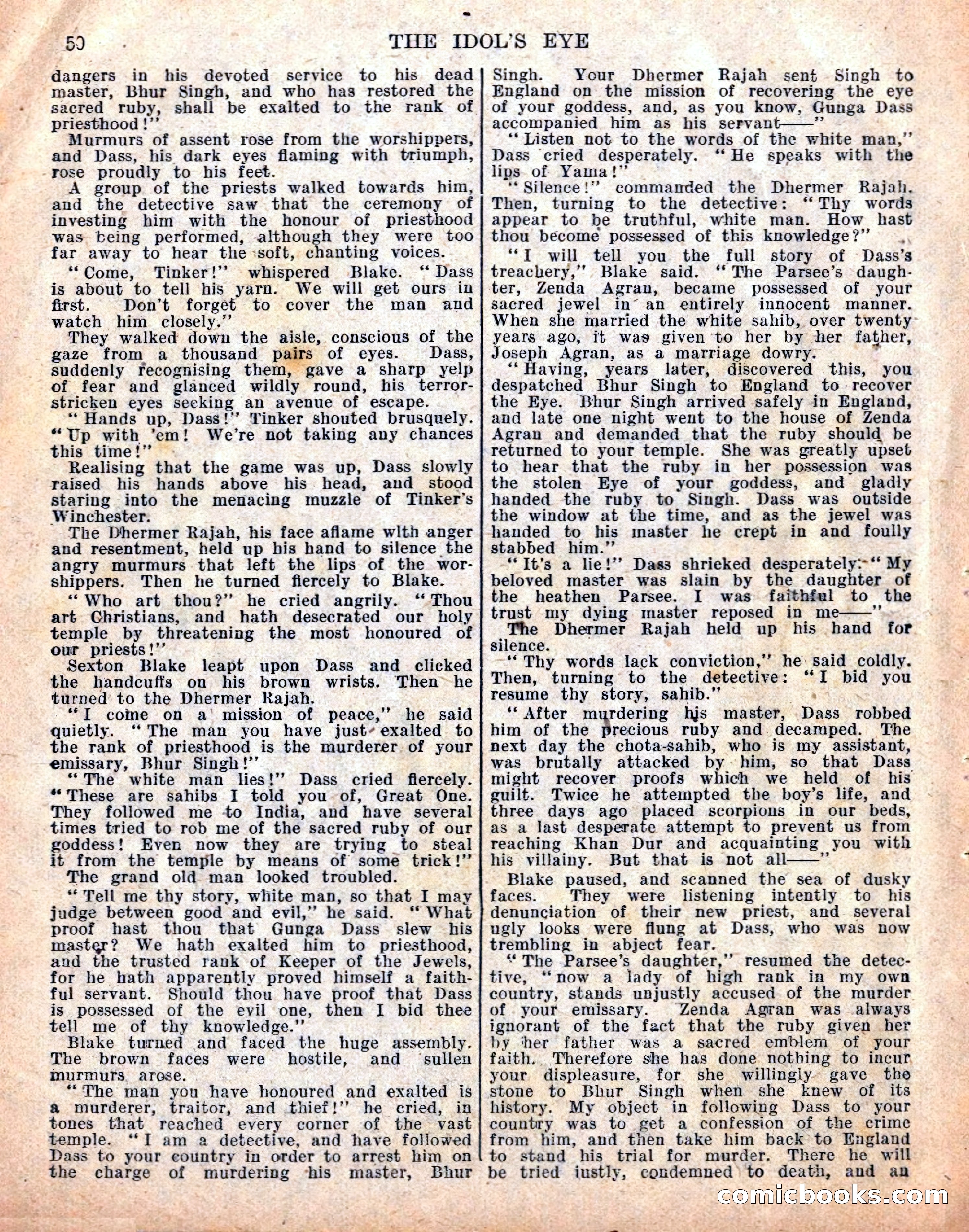 The Sexton Blake Library S1 #198 — page 52 of 68