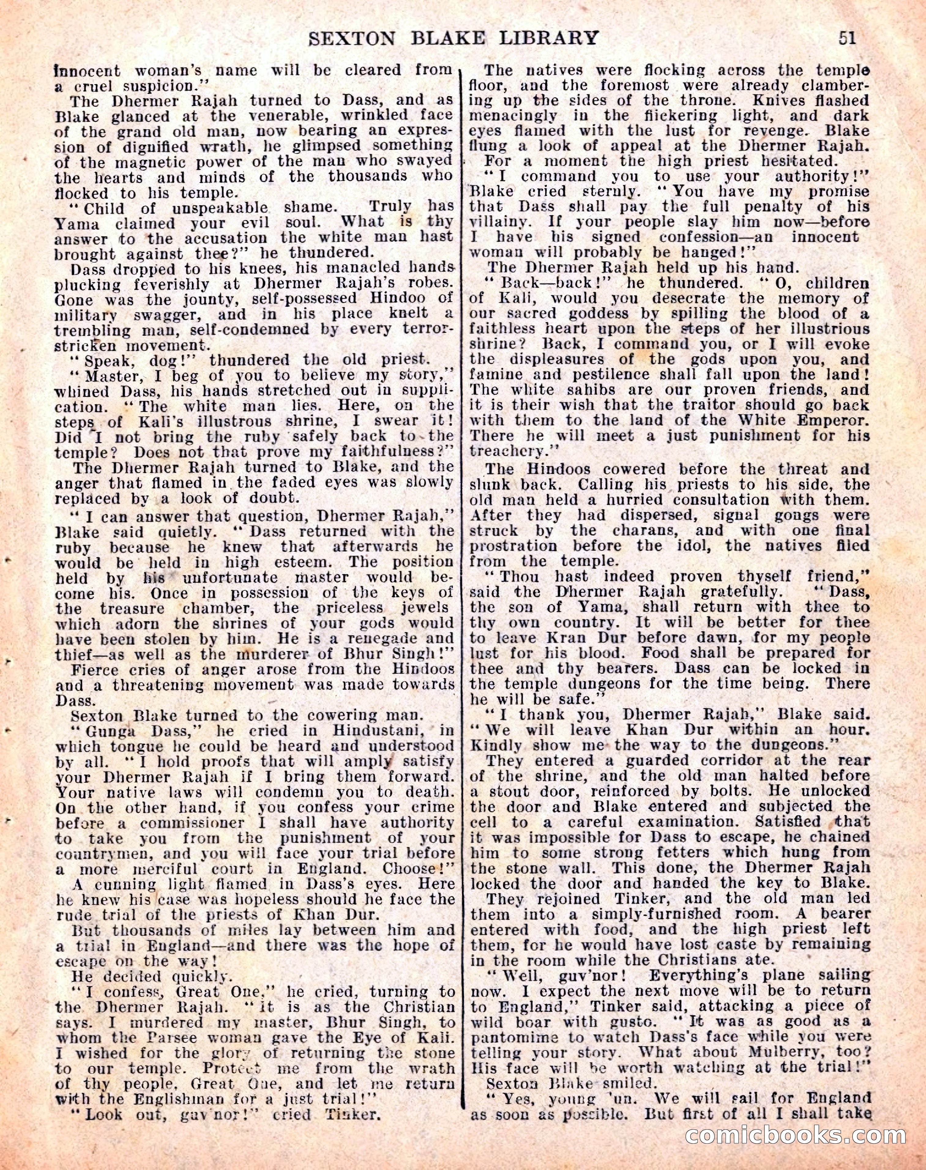 The Sexton Blake Library S1 #198 — page 53 of 68