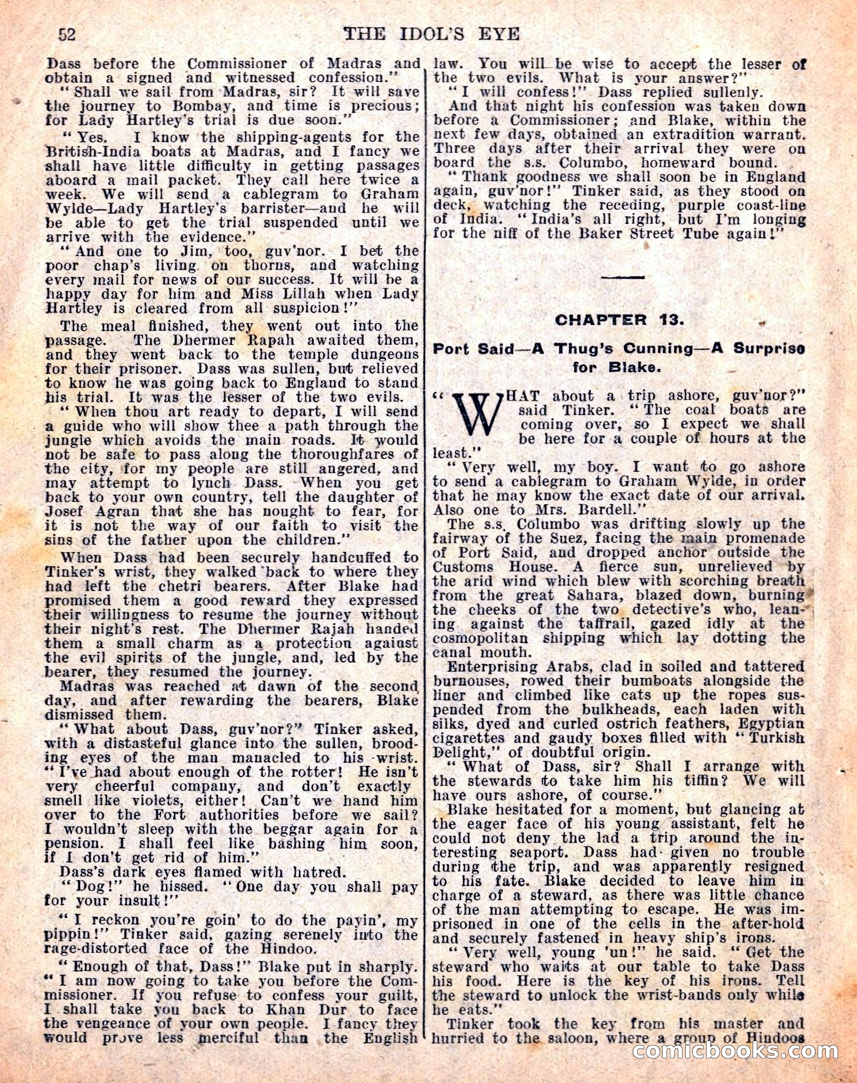 The Sexton Blake Library S1 #198 — page 54 of 68
