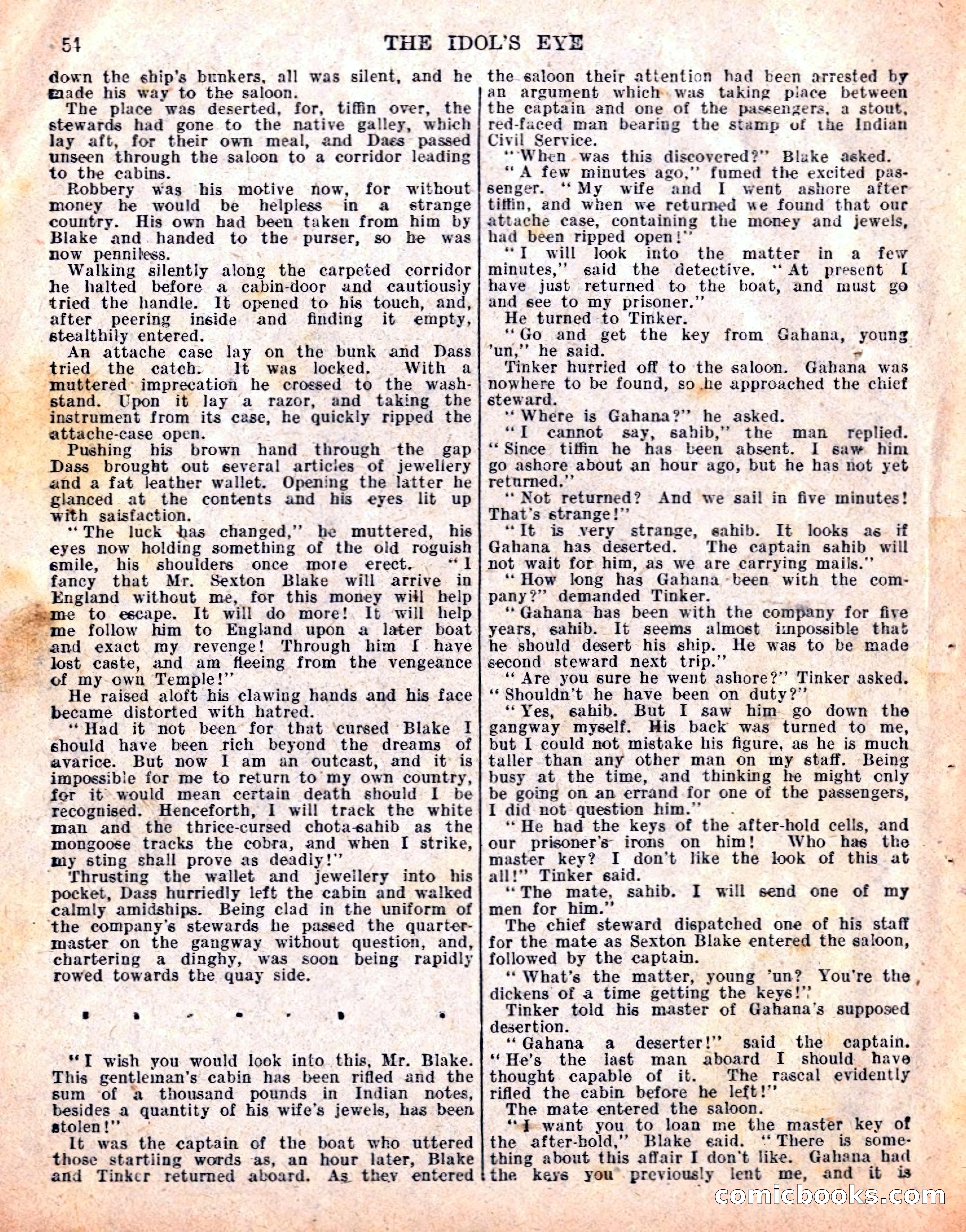 The Sexton Blake Library S1 #198 — page 56 of 68