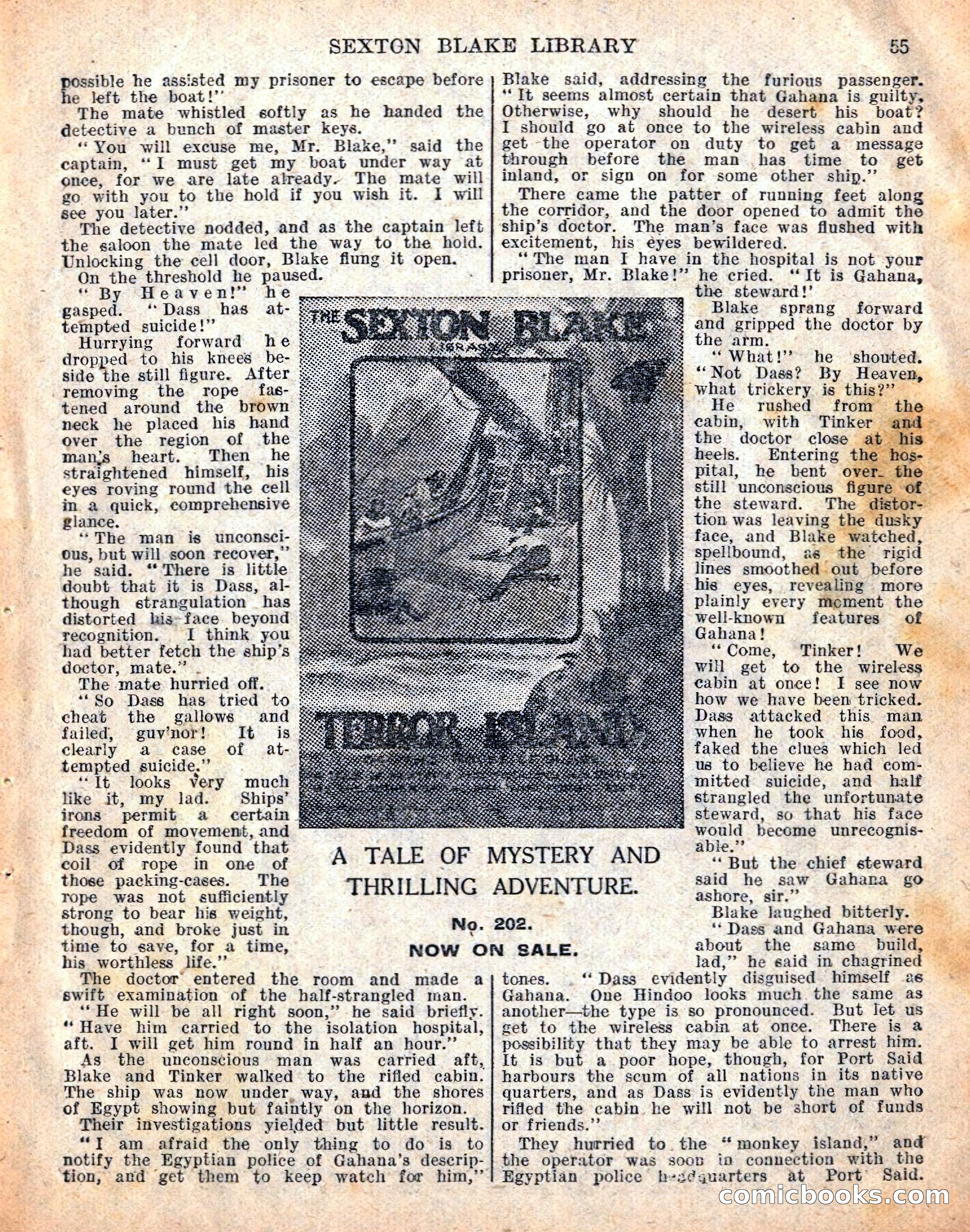 The Sexton Blake Library S1 #198 — page 57 of 68