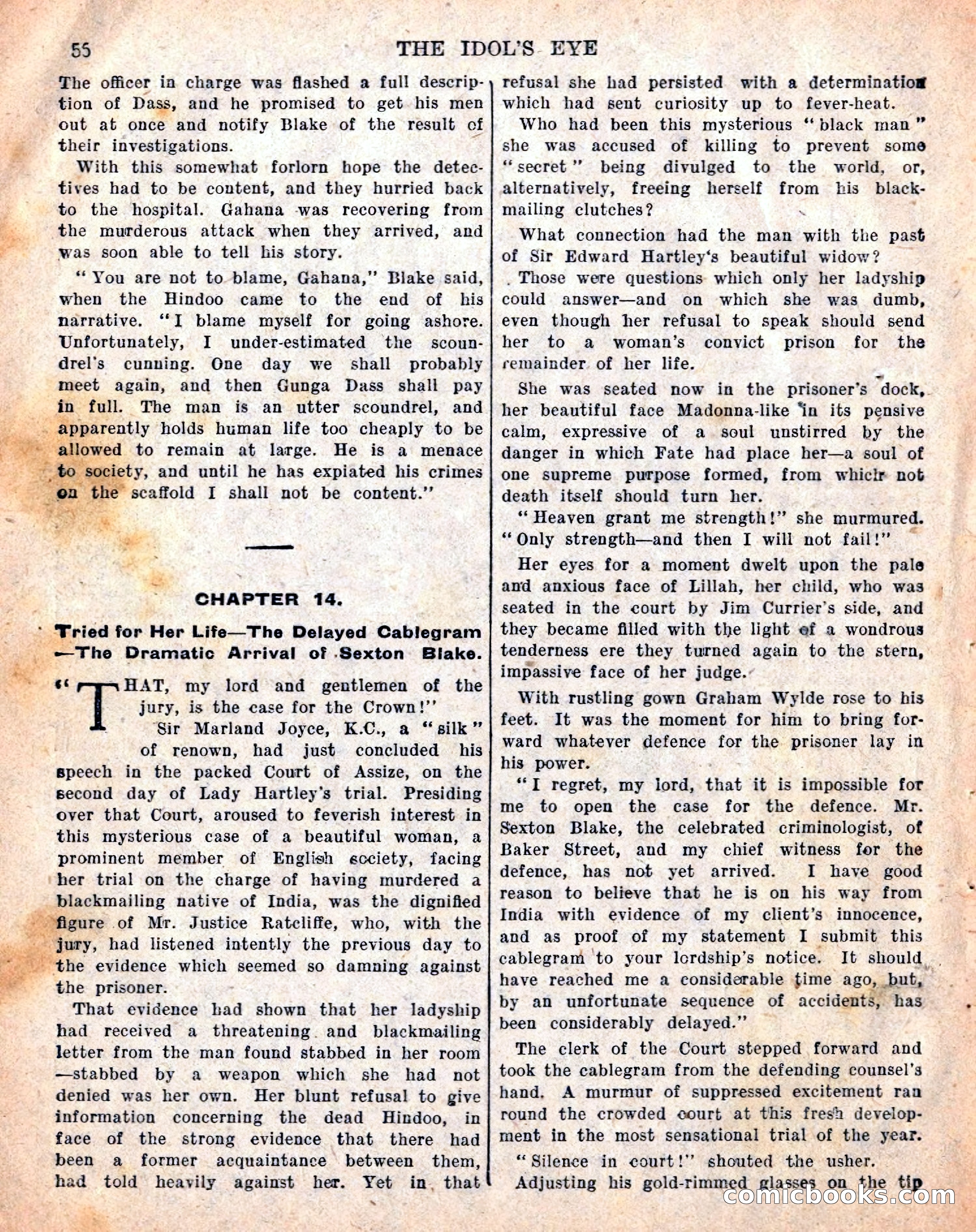 The Sexton Blake Library S1 #198 — page 58 of 68