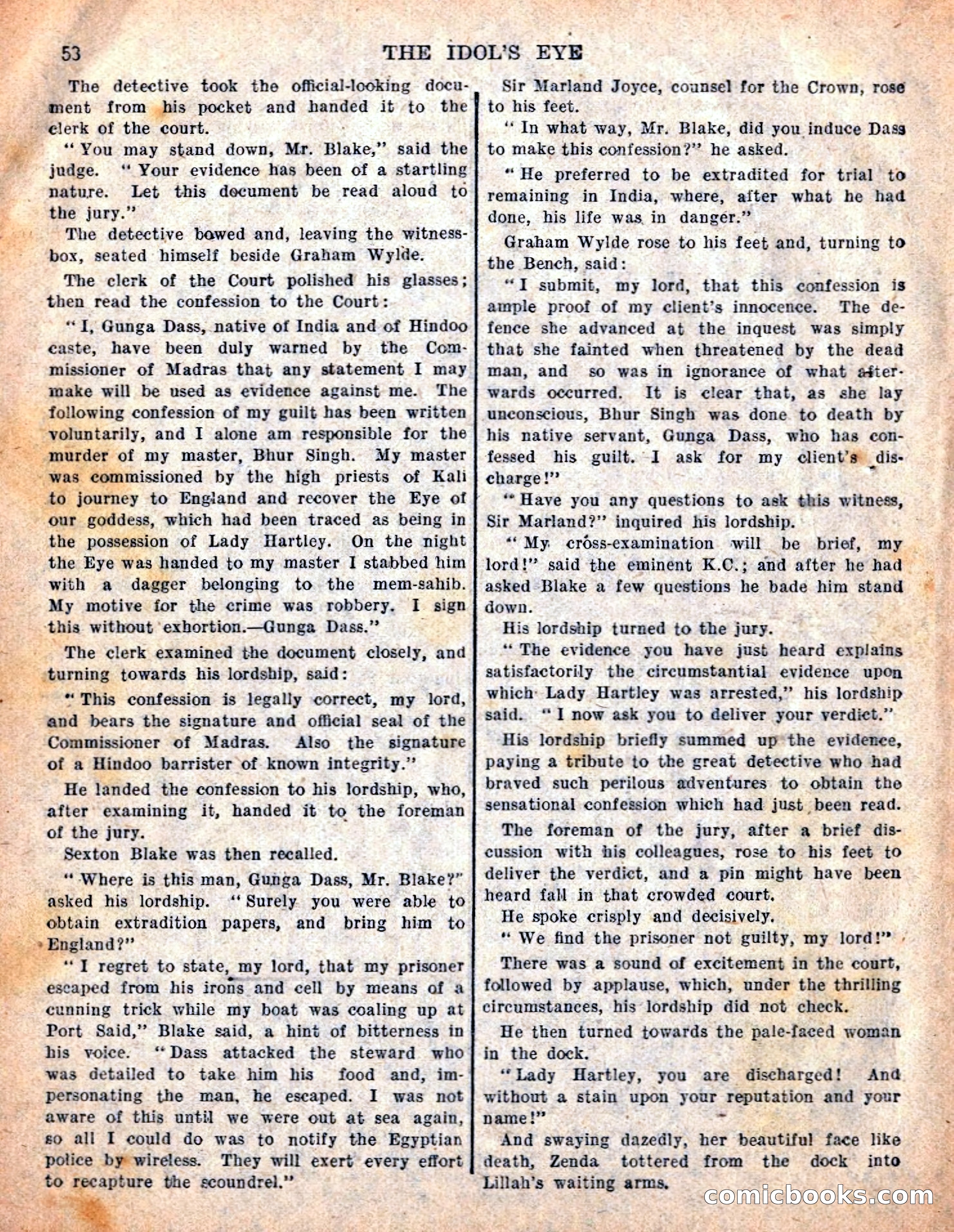 The Sexton Blake Library S1 #198 — page 60 of 68