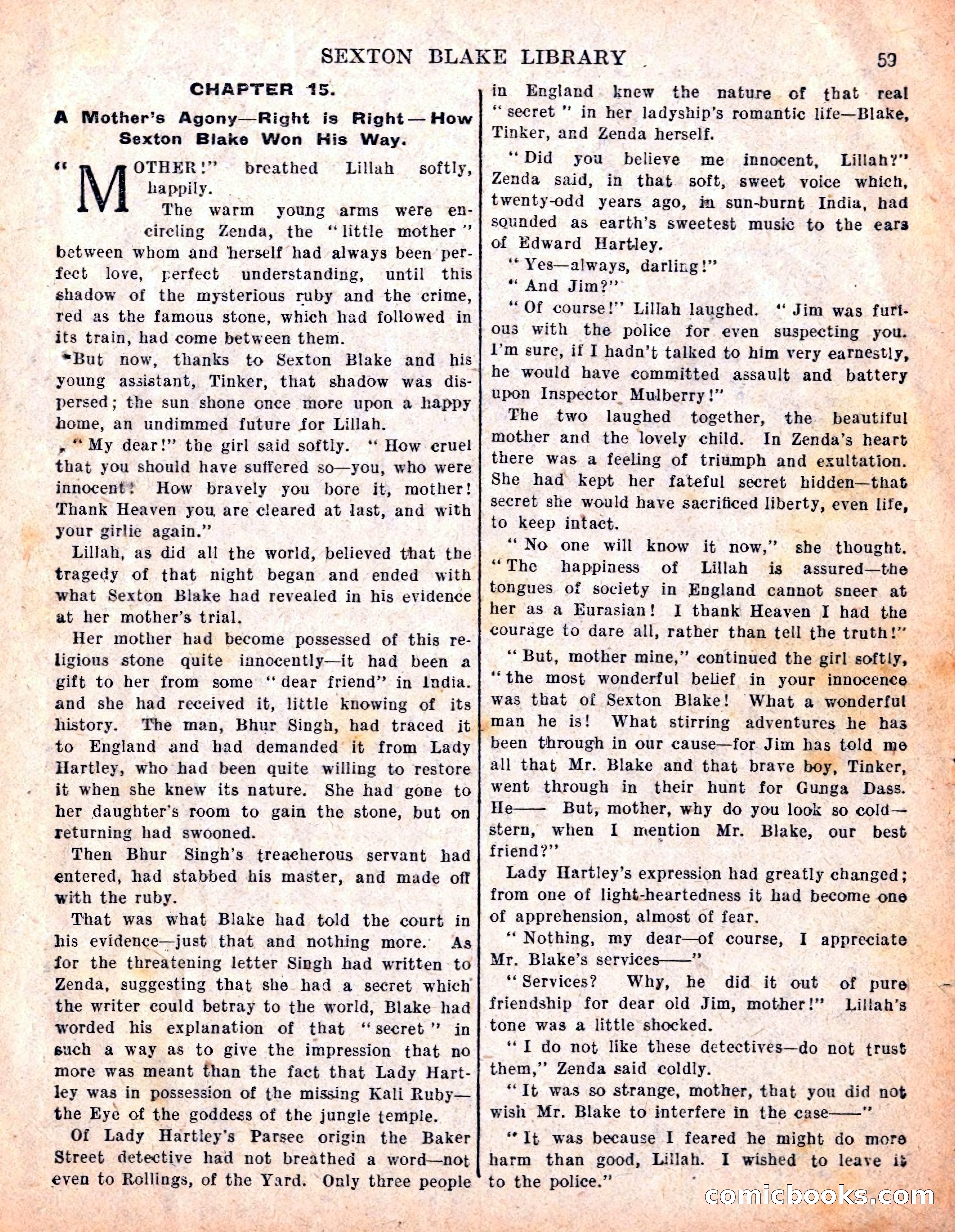 The Sexton Blake Library S1 #198 — page 61 of 68