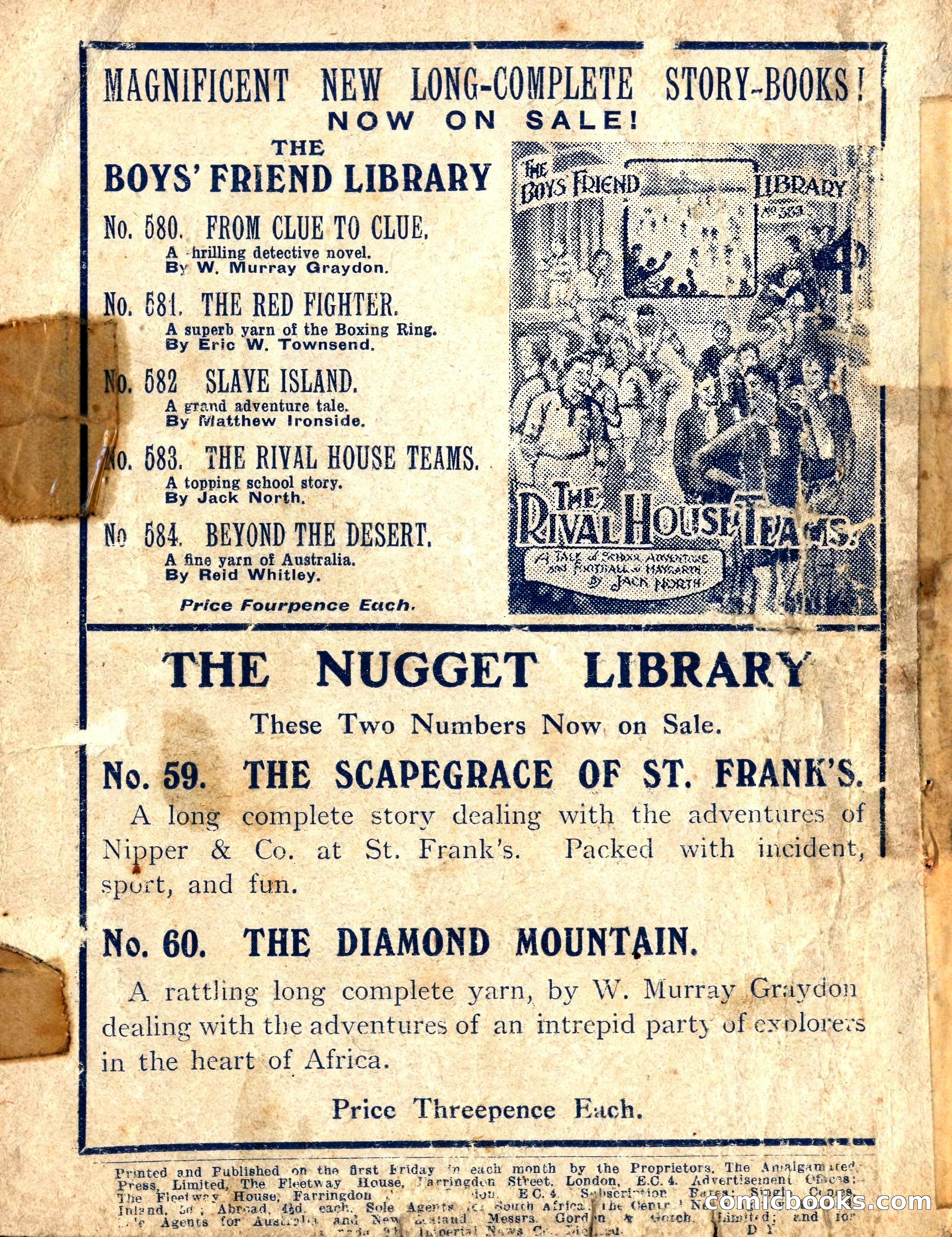 The Sexton Blake Library S1 #198 — page 68 of 68