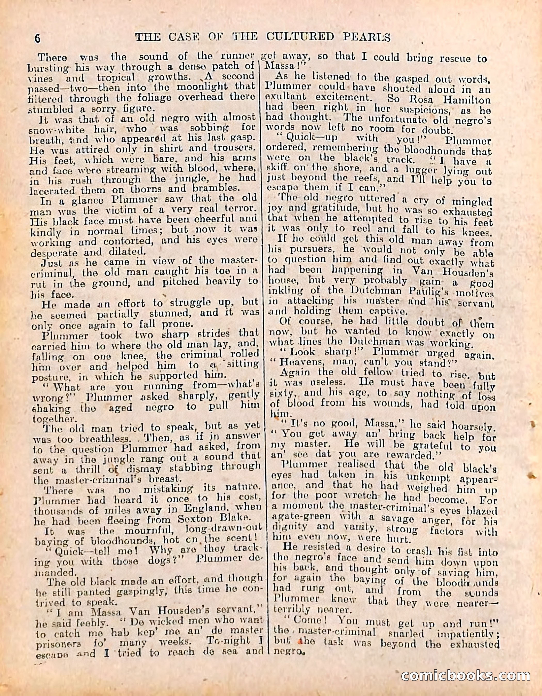 The Sexton Blake Library #208: The Case of the Cultured Pearls — page 8 of 68