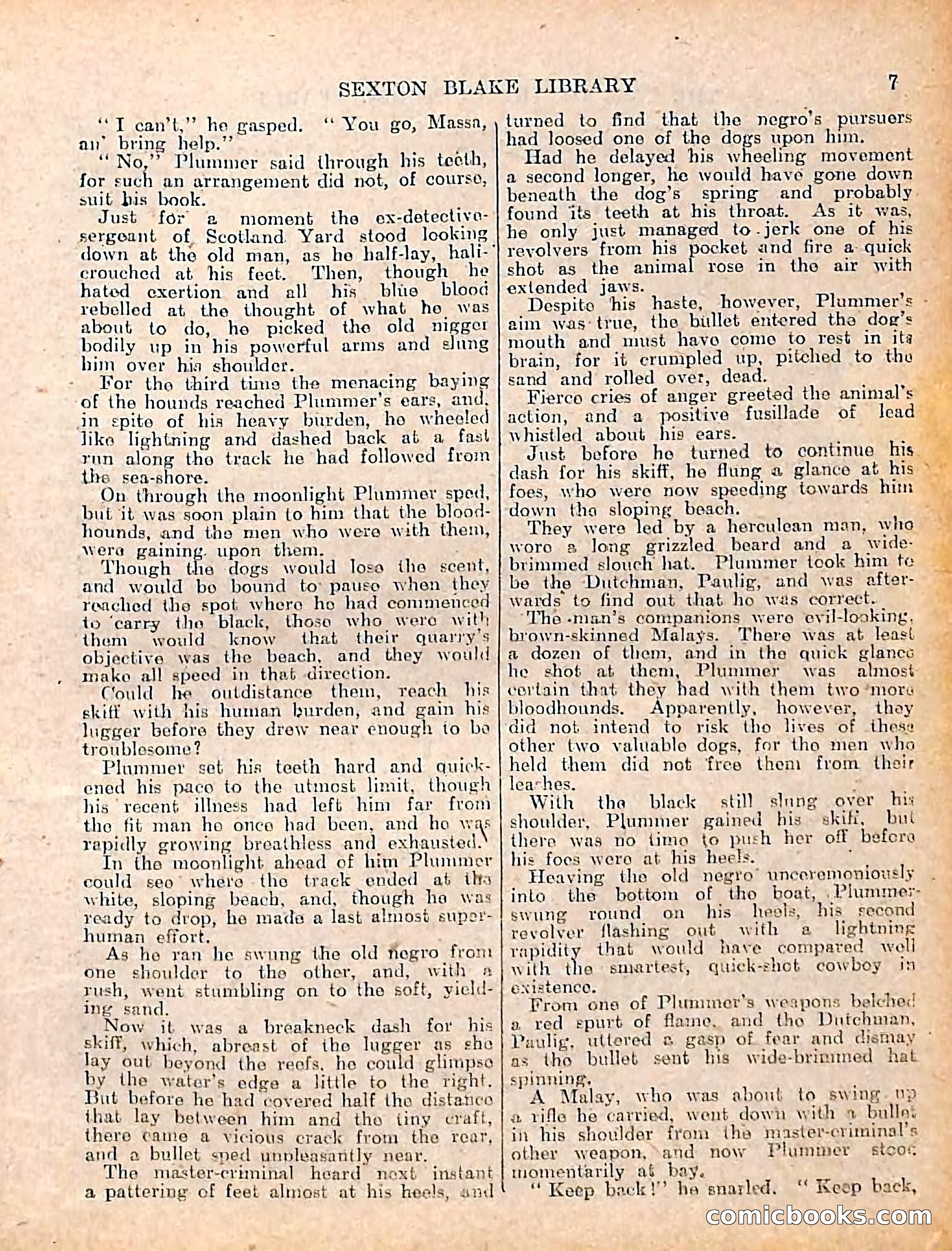 The Sexton Blake Library #208: The Case of the Cultured Pearls — page 9 of 68